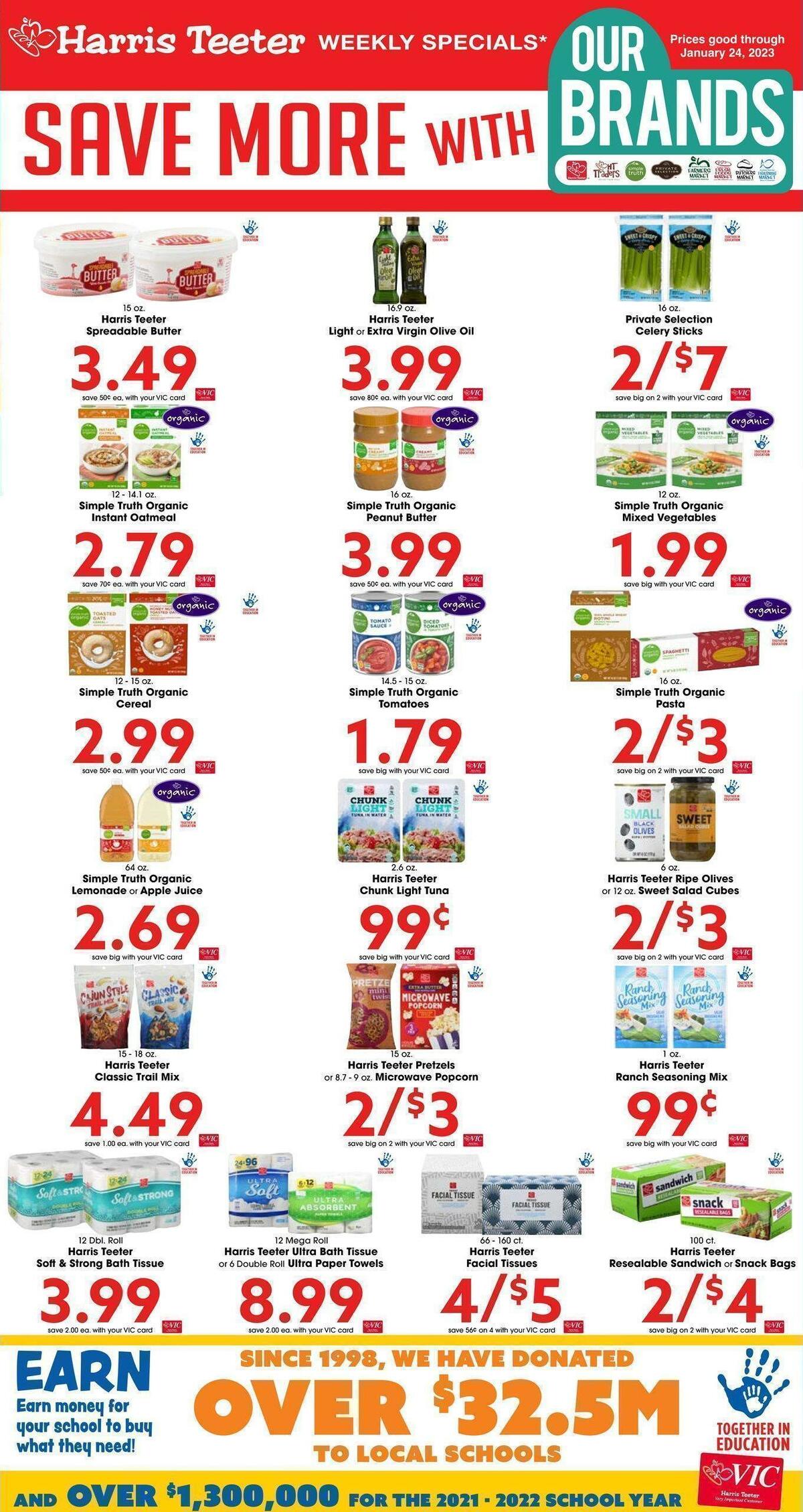 Harris Teeter Weekly Ad from January 18