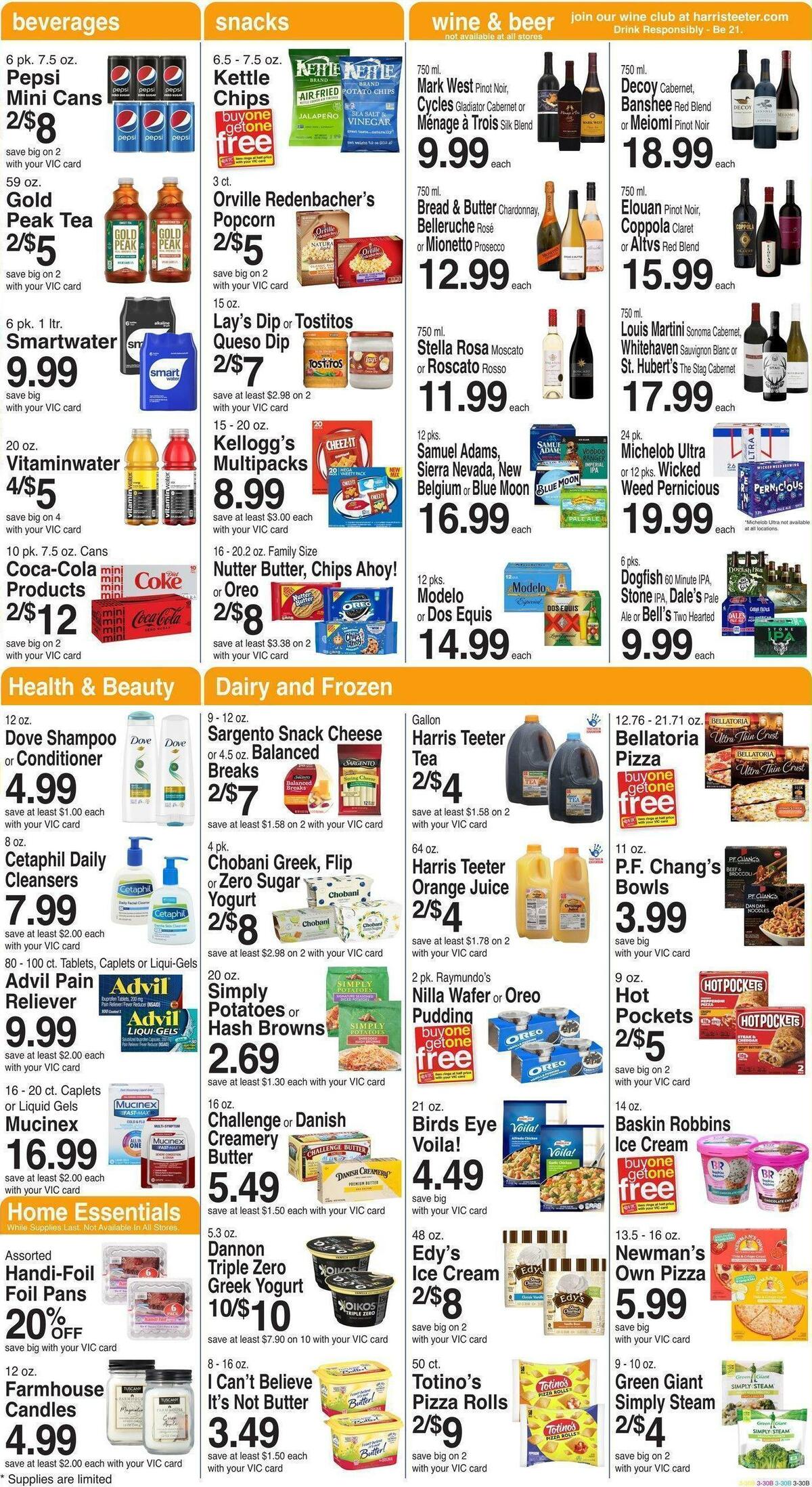 Harris Teeter Weekly Ad from January 18