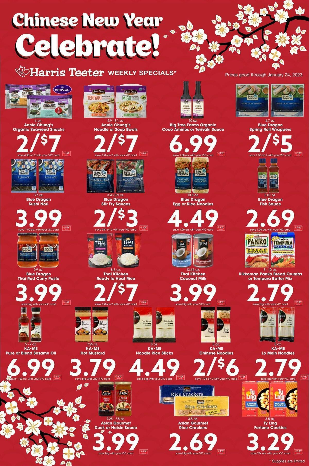 Harris Teeter Weekly Ad from January 18