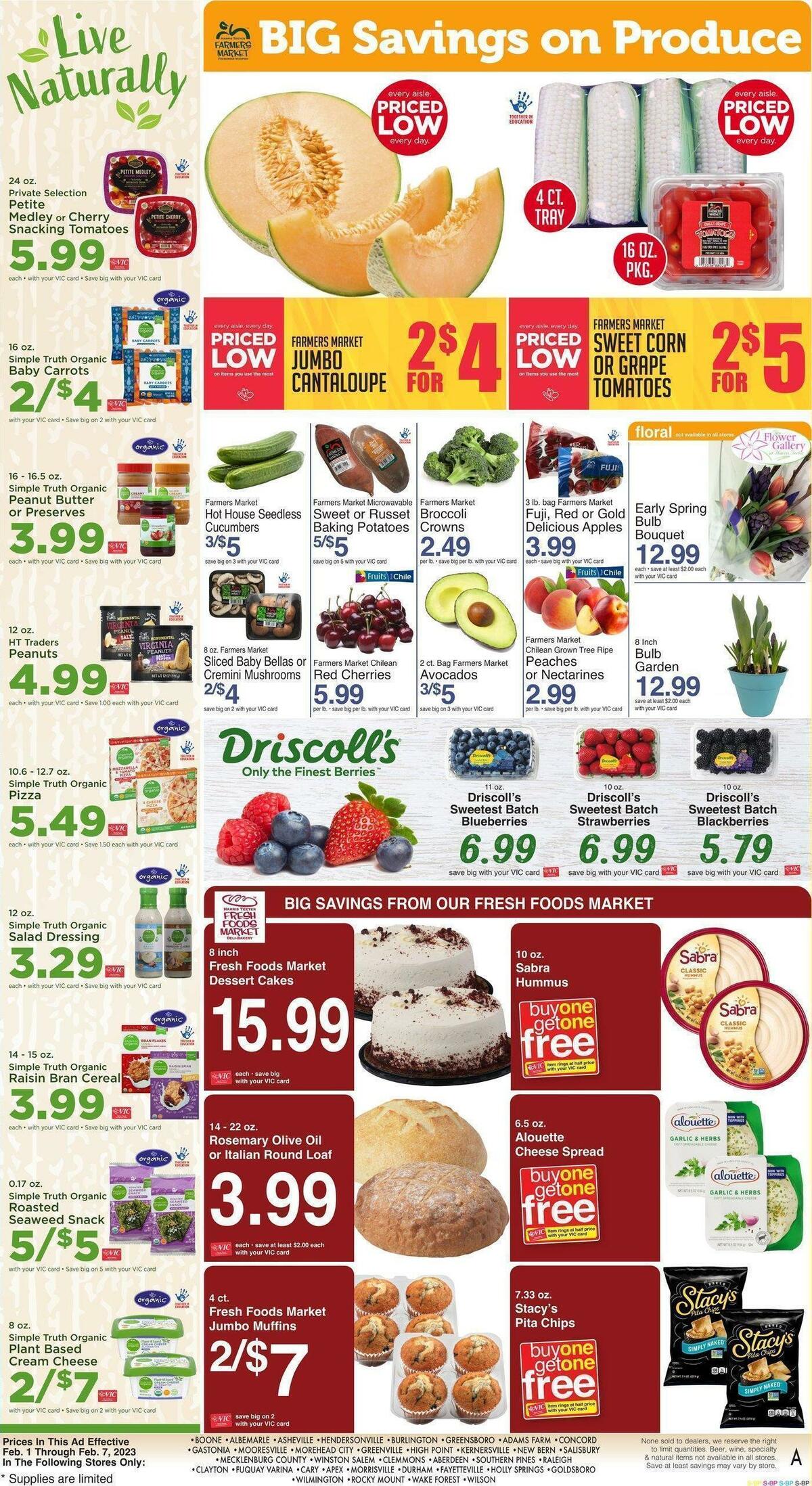 Harris Teeter Weekly Ad from February 1