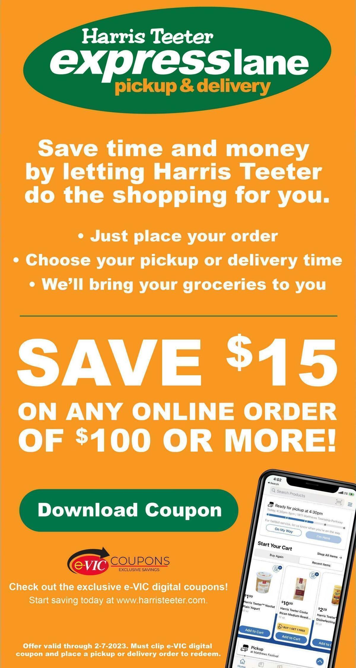 Harris Teeter Weekly Ad from February 1