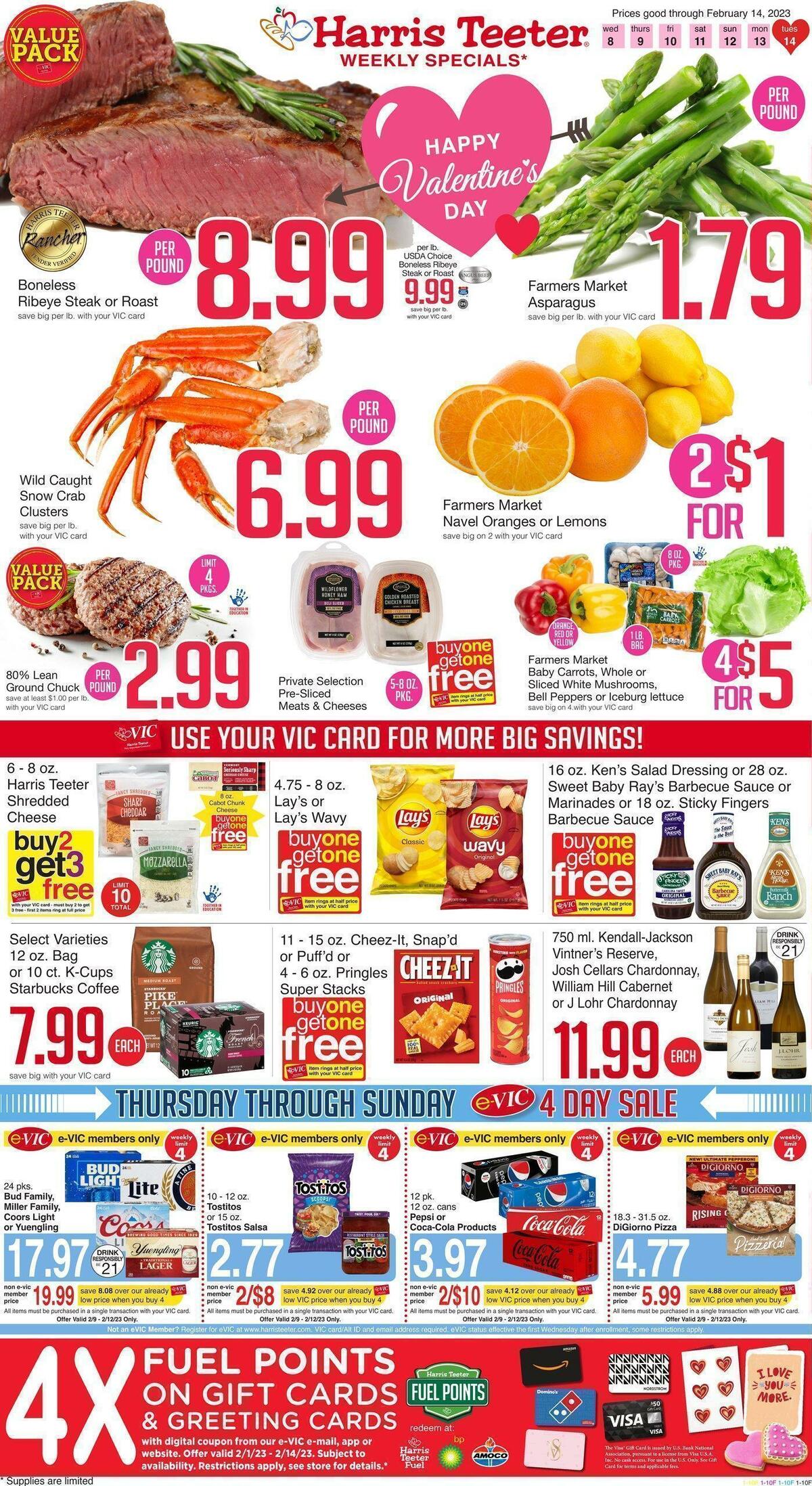 Harris Teeter Weekly Ad from February 8