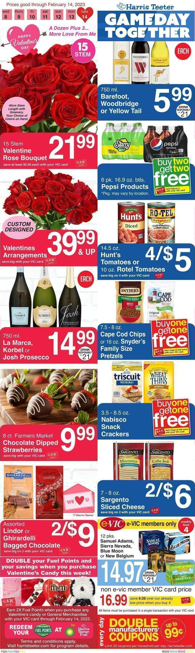 Harris Teeter Weekly Ad from February 8