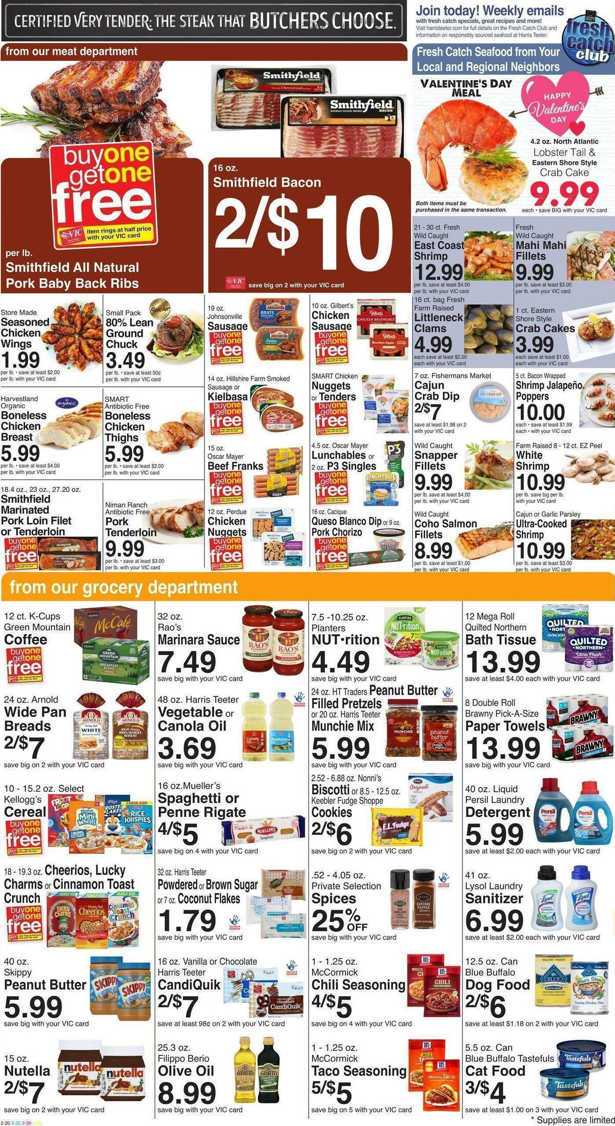 Harris Teeter Weekly Ad from February 8