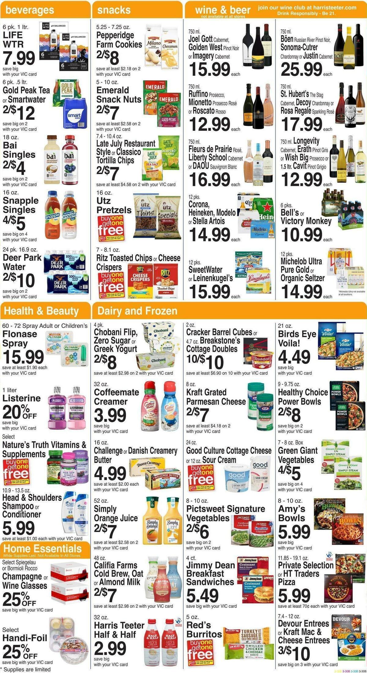 Harris Teeter Weekly Ad from February 8