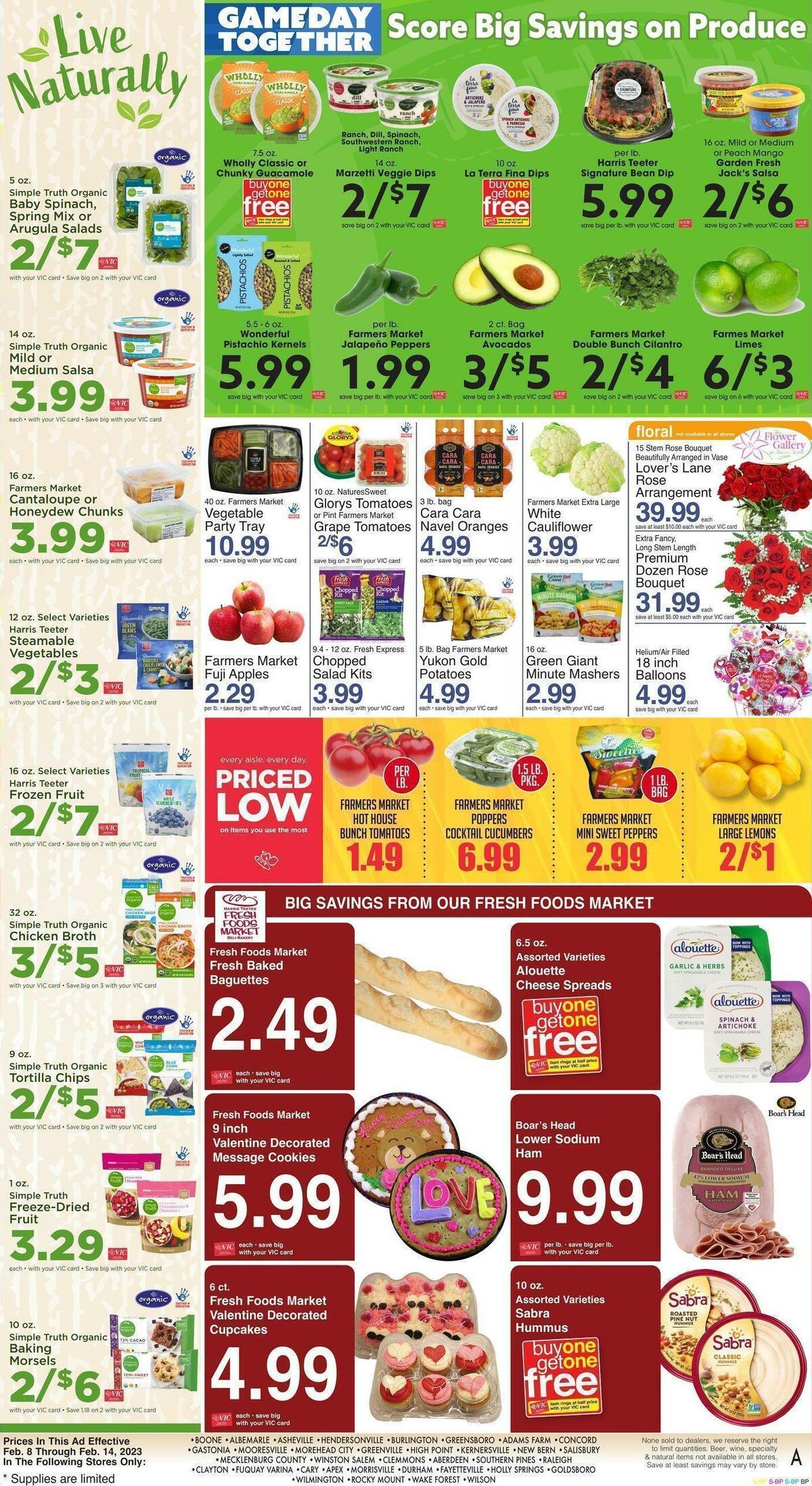 Harris Teeter Weekly Ad from February 8