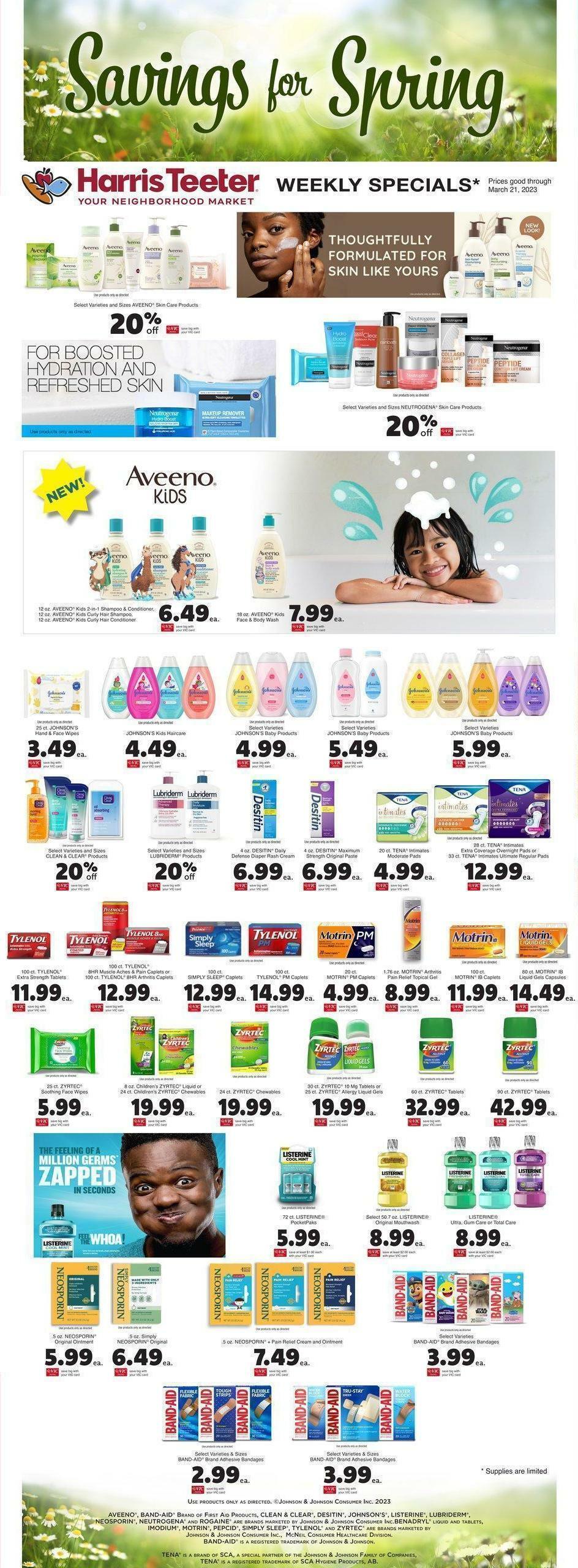 Harris Teeter Weekly Ad from March 15