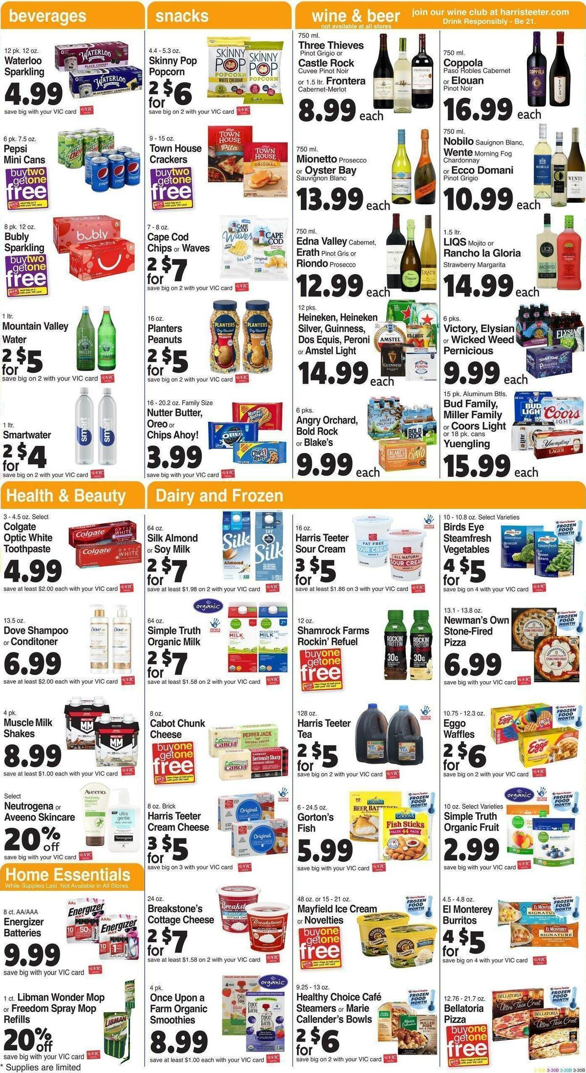 Harris Teeter Weekly Ad from March 15