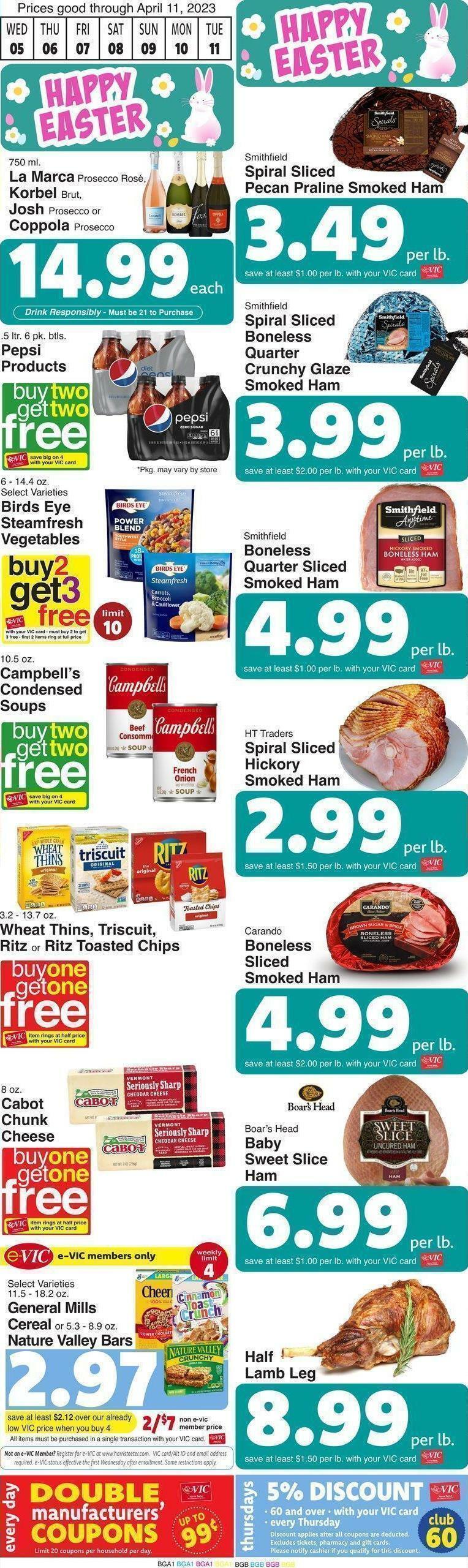 Harris Teeter Weekly Ad from April 5