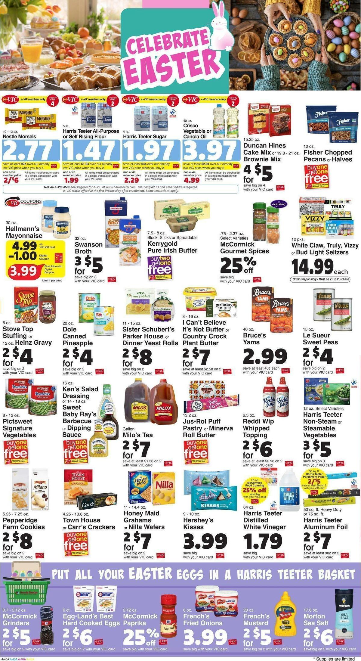 Harris Teeter Weekly Ad from April 5