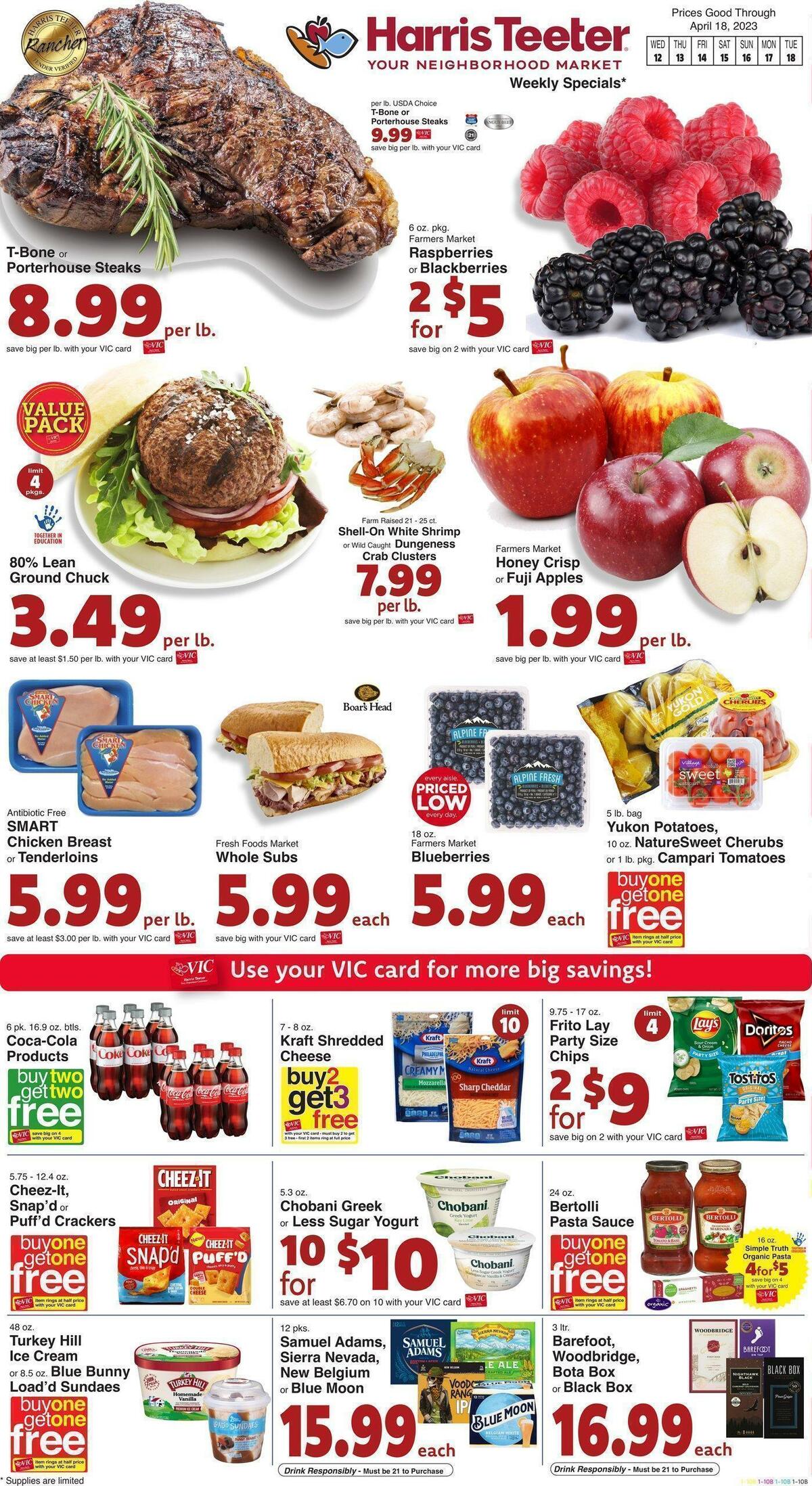 Harris Teeter Weekly Ad from April 12