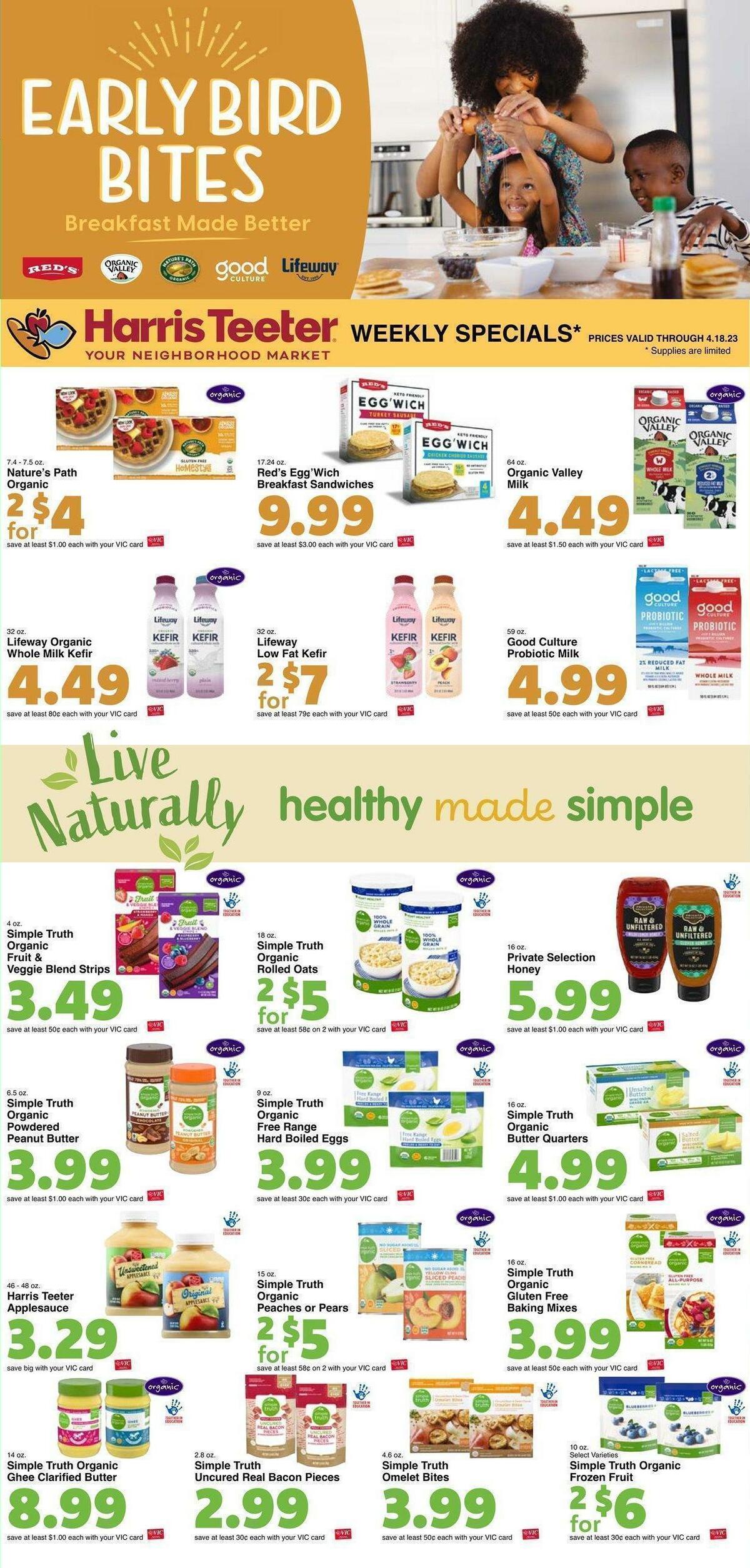 Harris Teeter Weekly Ad from April 12