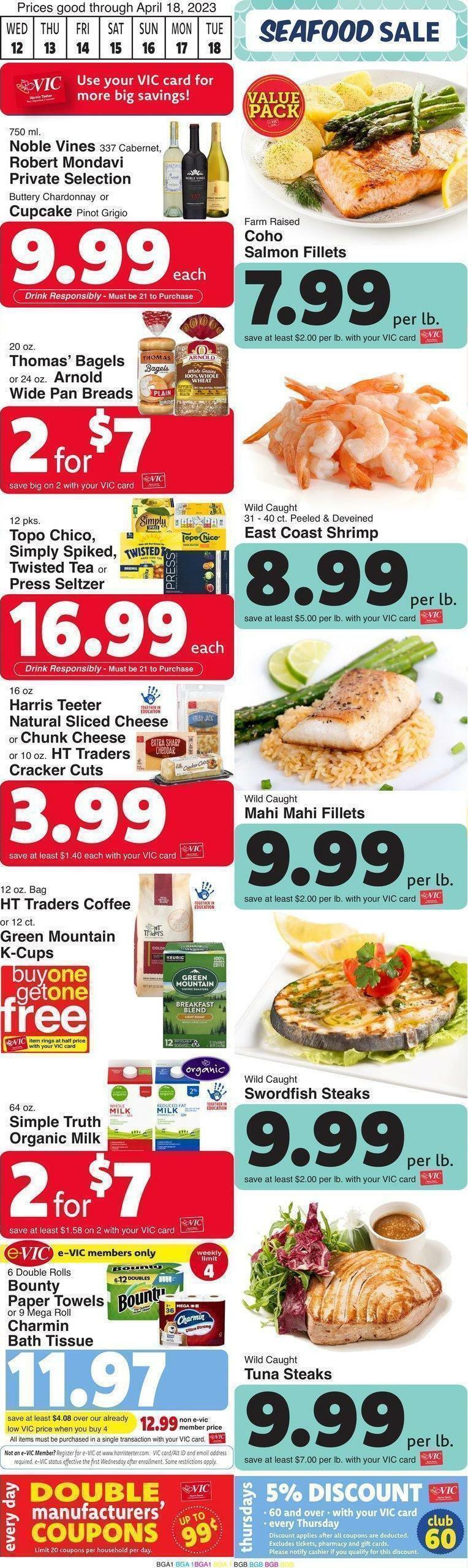 Harris Teeter Weekly Ad from April 12