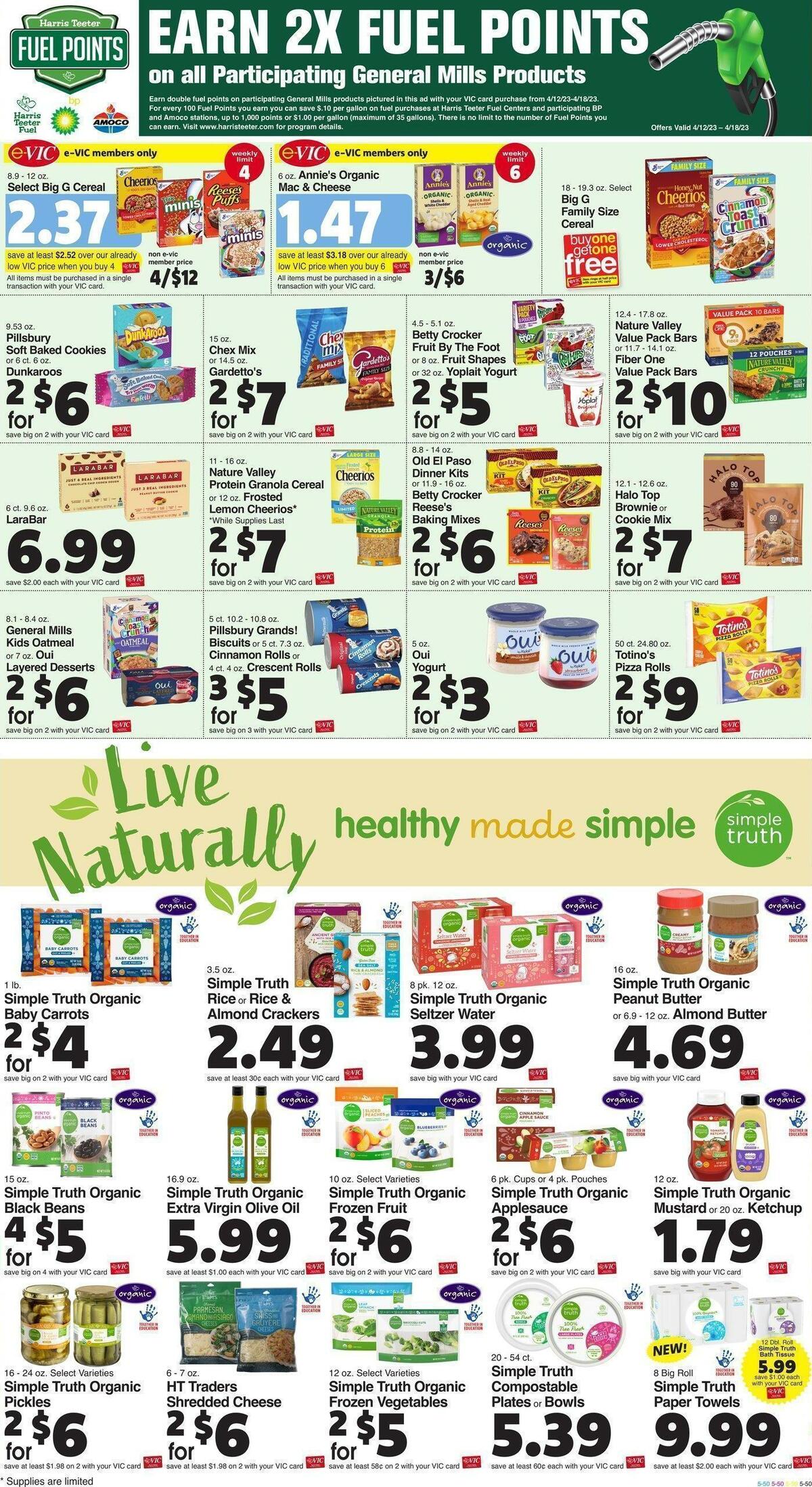 Harris Teeter Weekly Ad from April 12