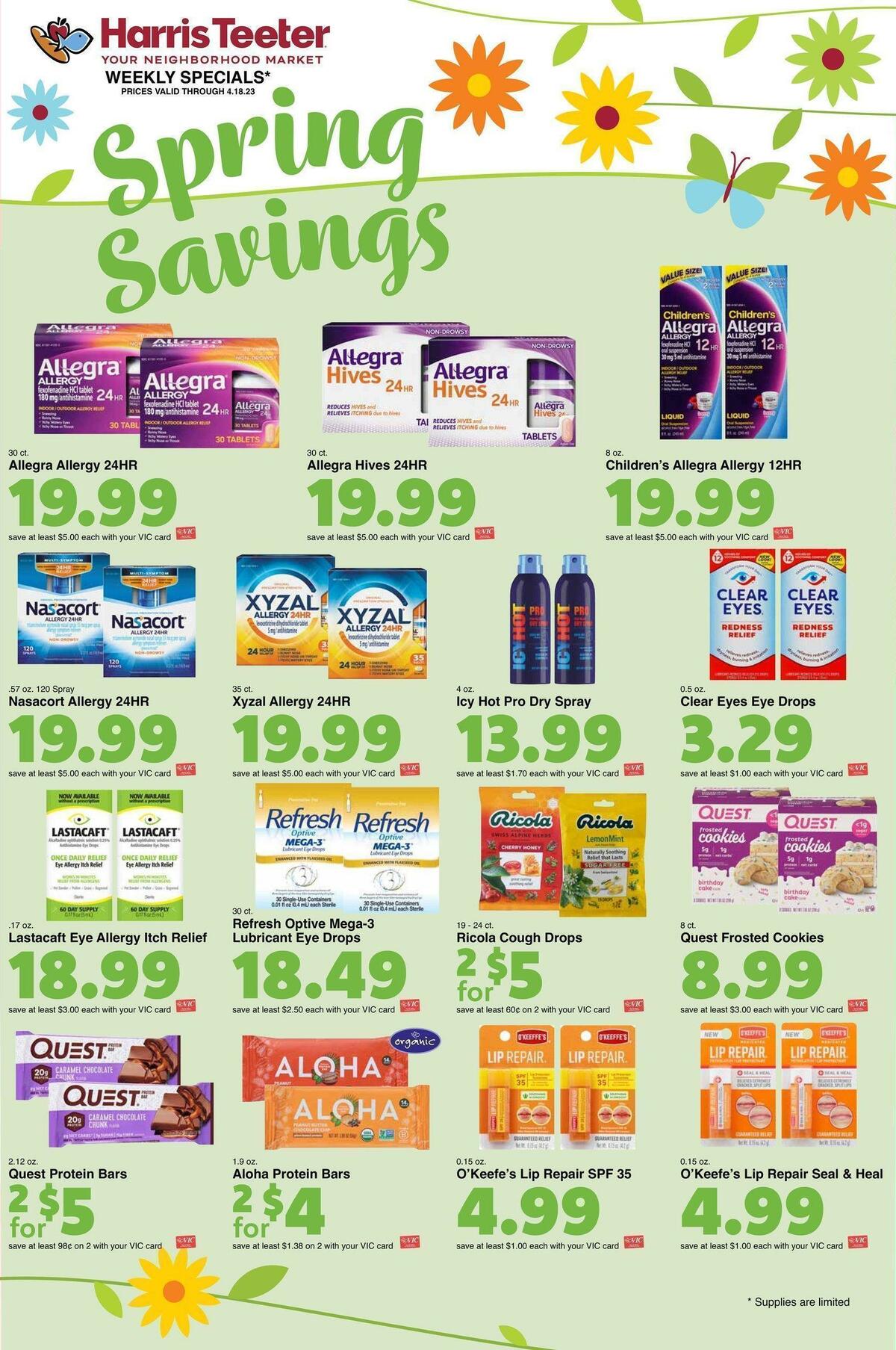 Harris Teeter Weekly Ad from April 12