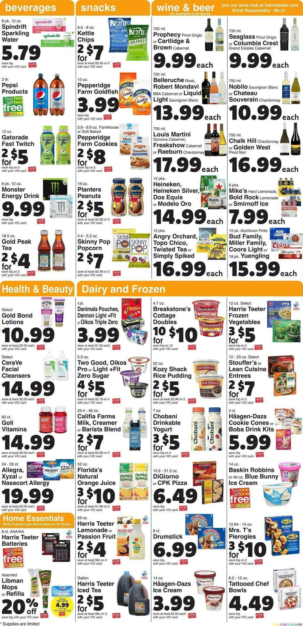 Harris Teeter Weekly Ad from April 26