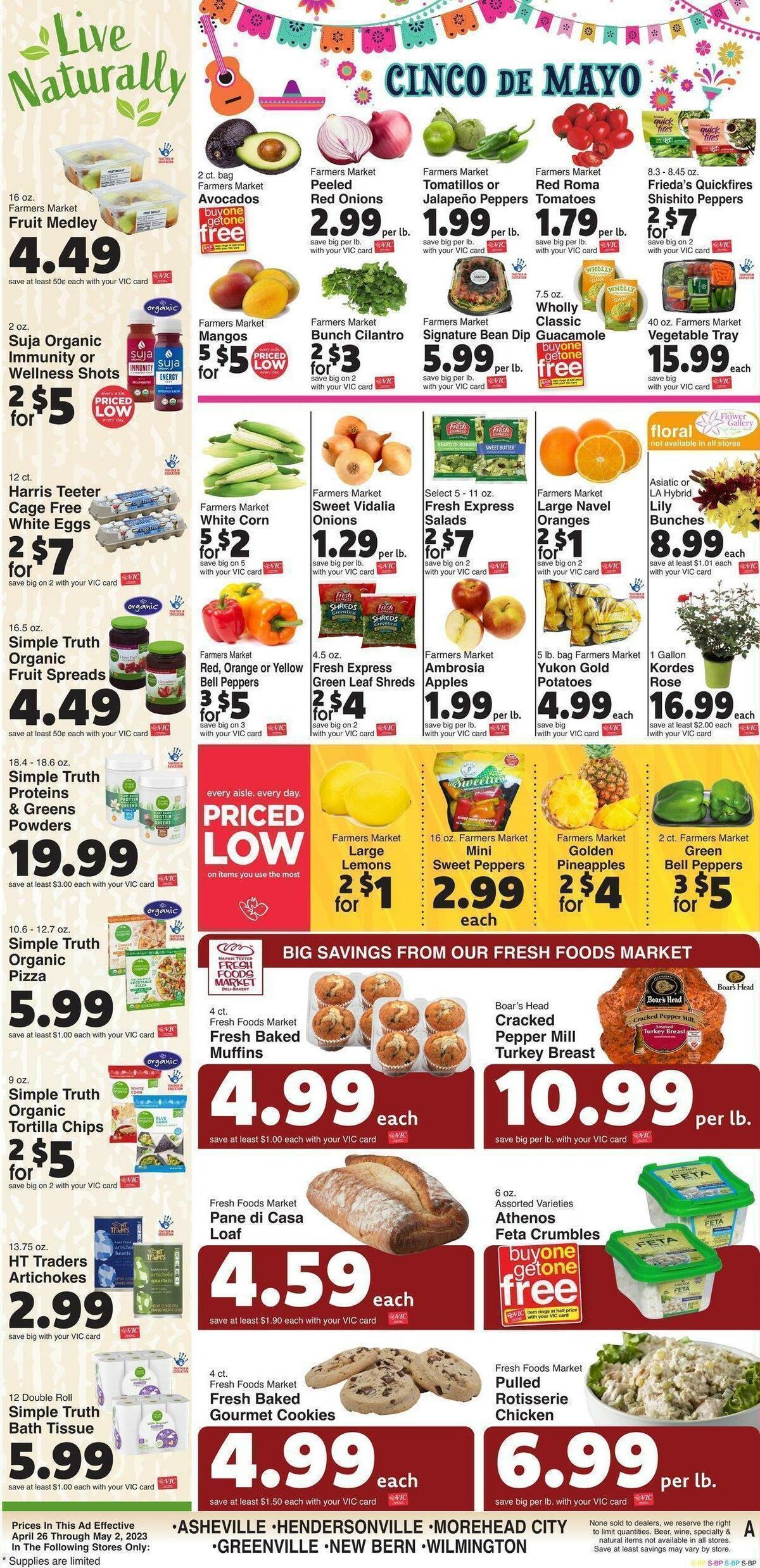 Harris Teeter Weekly Ad from April 26