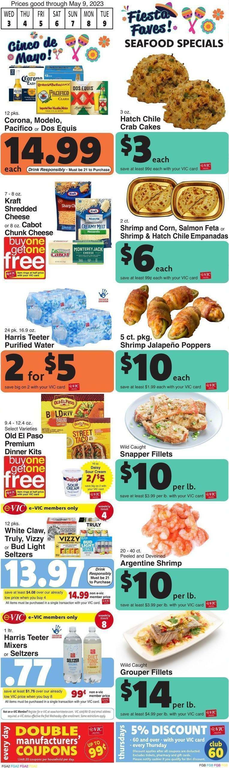 Harris Teeter Weekly Ad from May 3