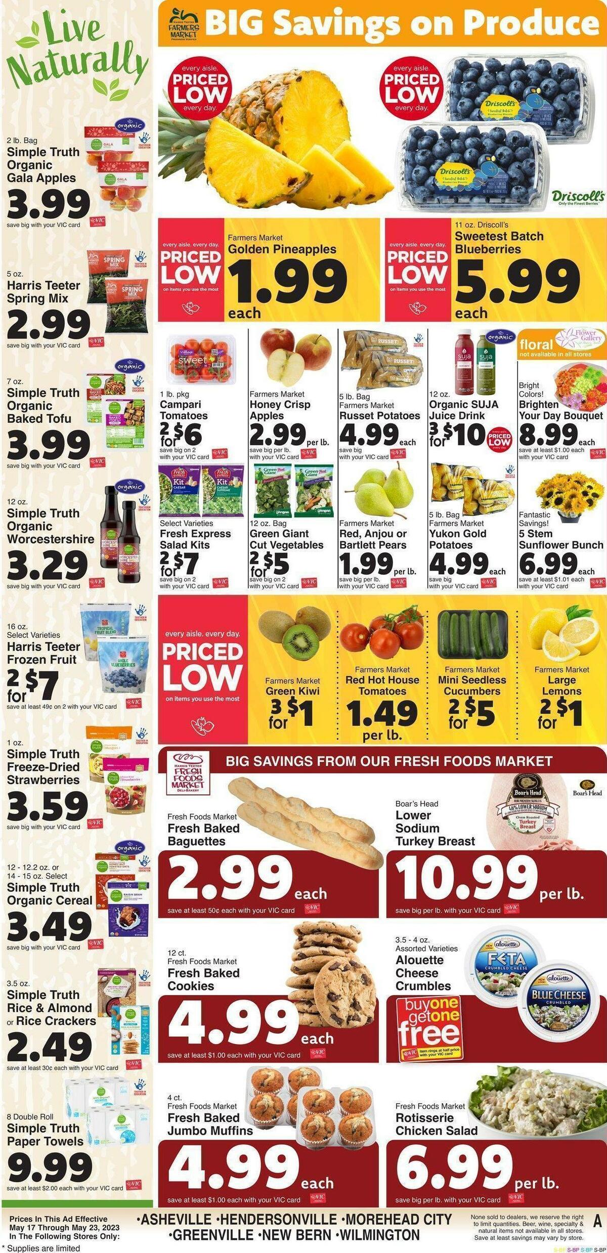 Harris Teeter Weekly Ad from May 17