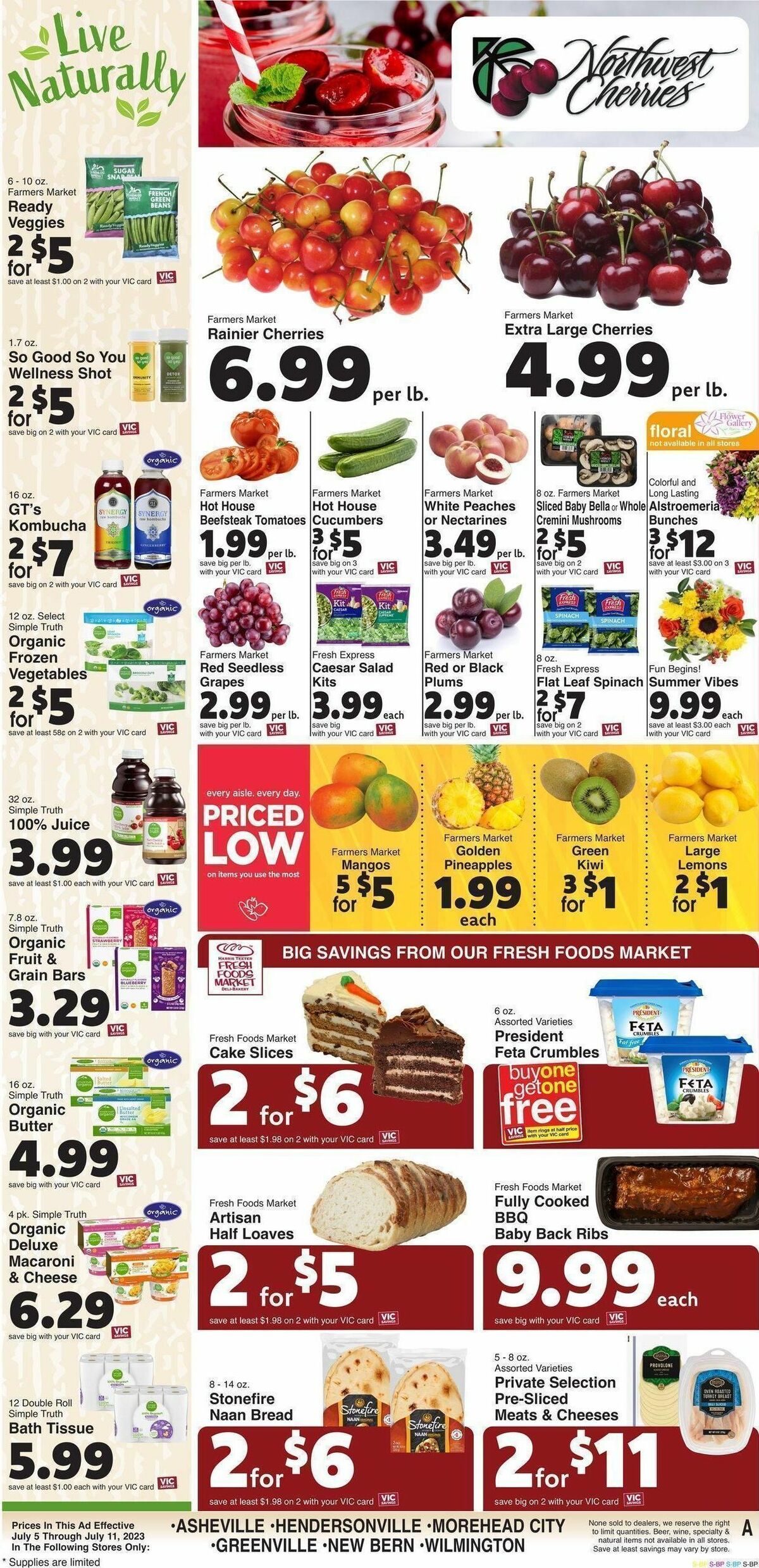 Harris Teeter Weekly Ad from July 5