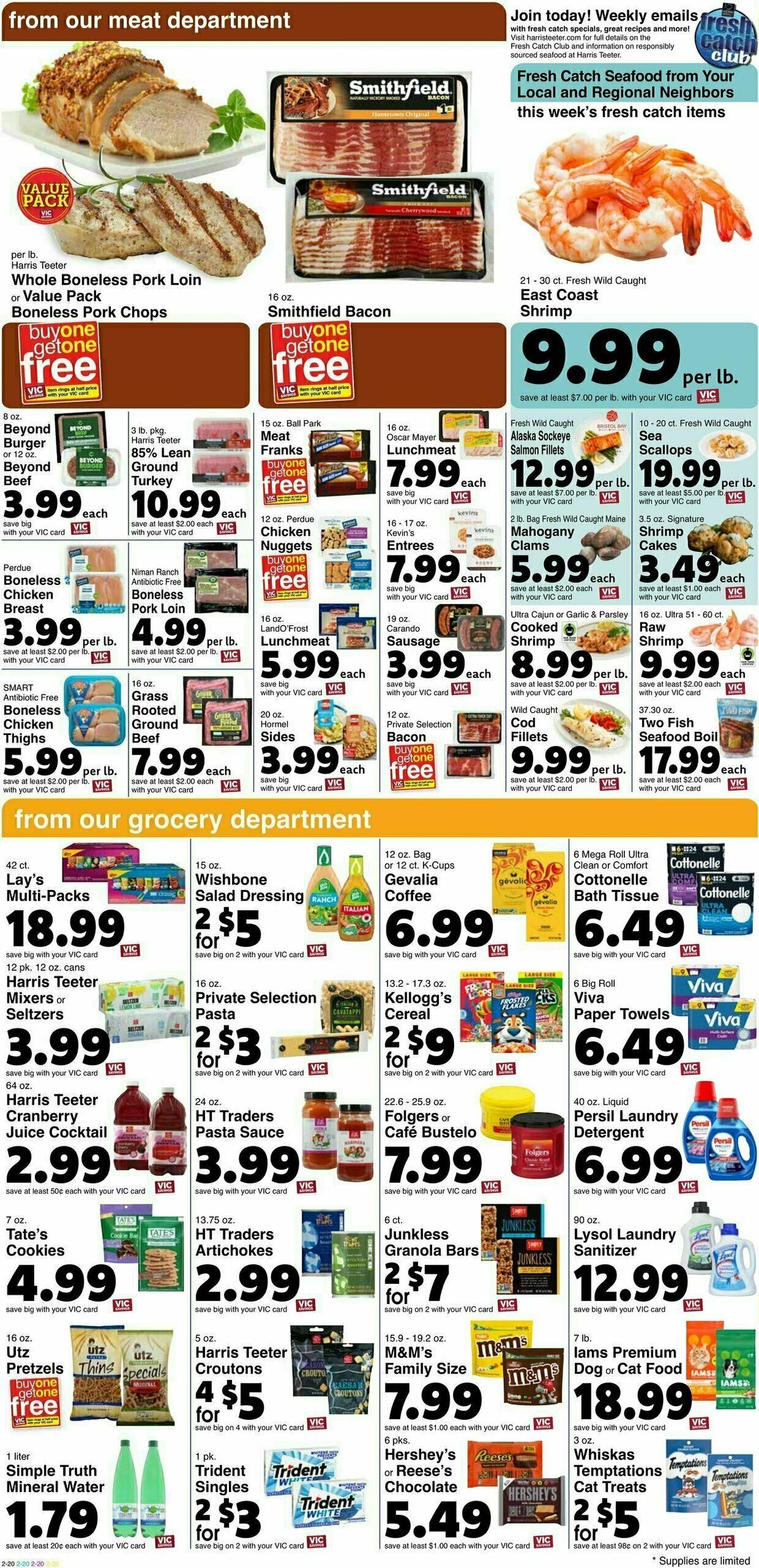 Harris Teeter Weekly Ad from July 19