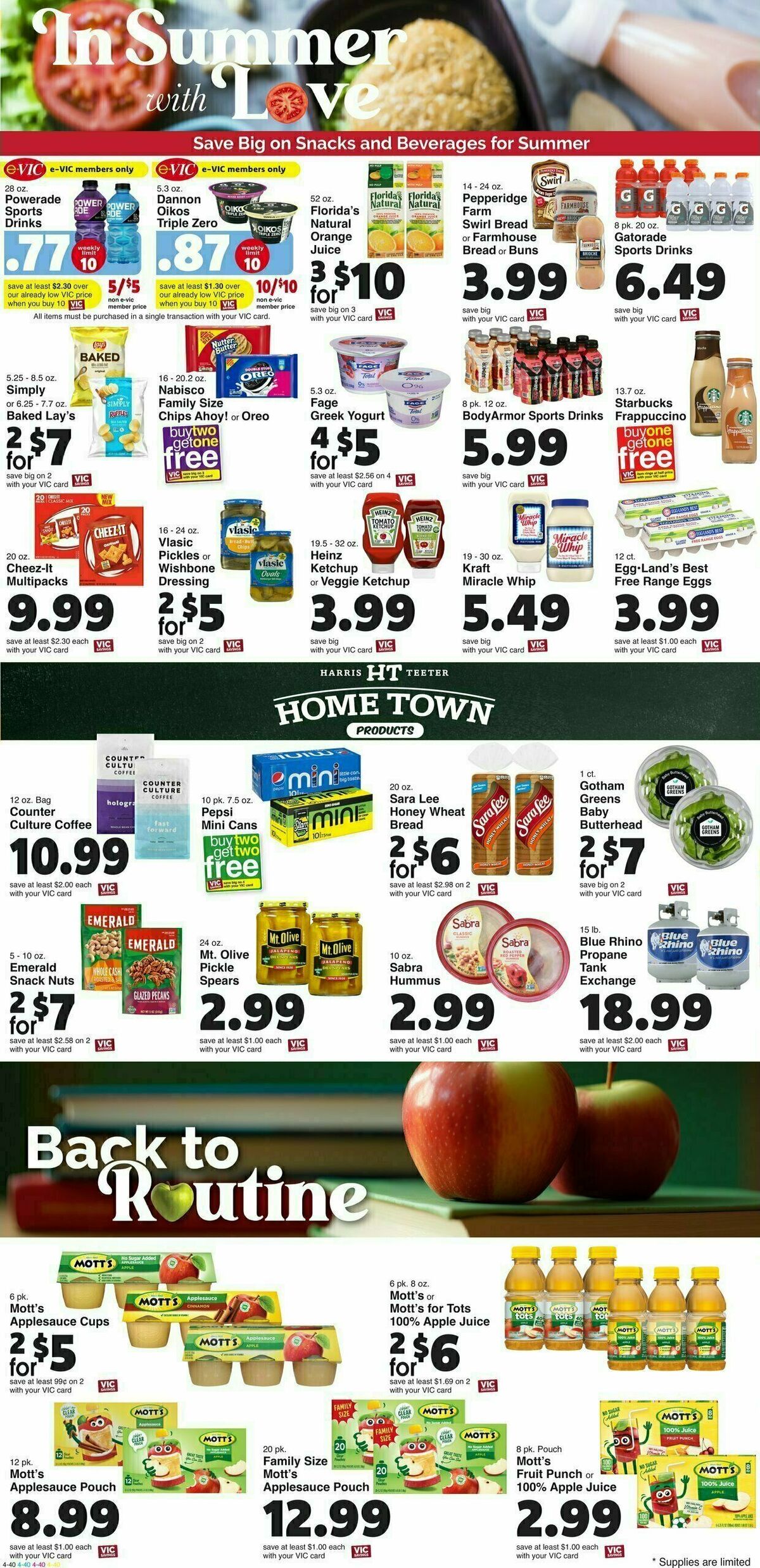 Harris Teeter Weekly Ad from July 19