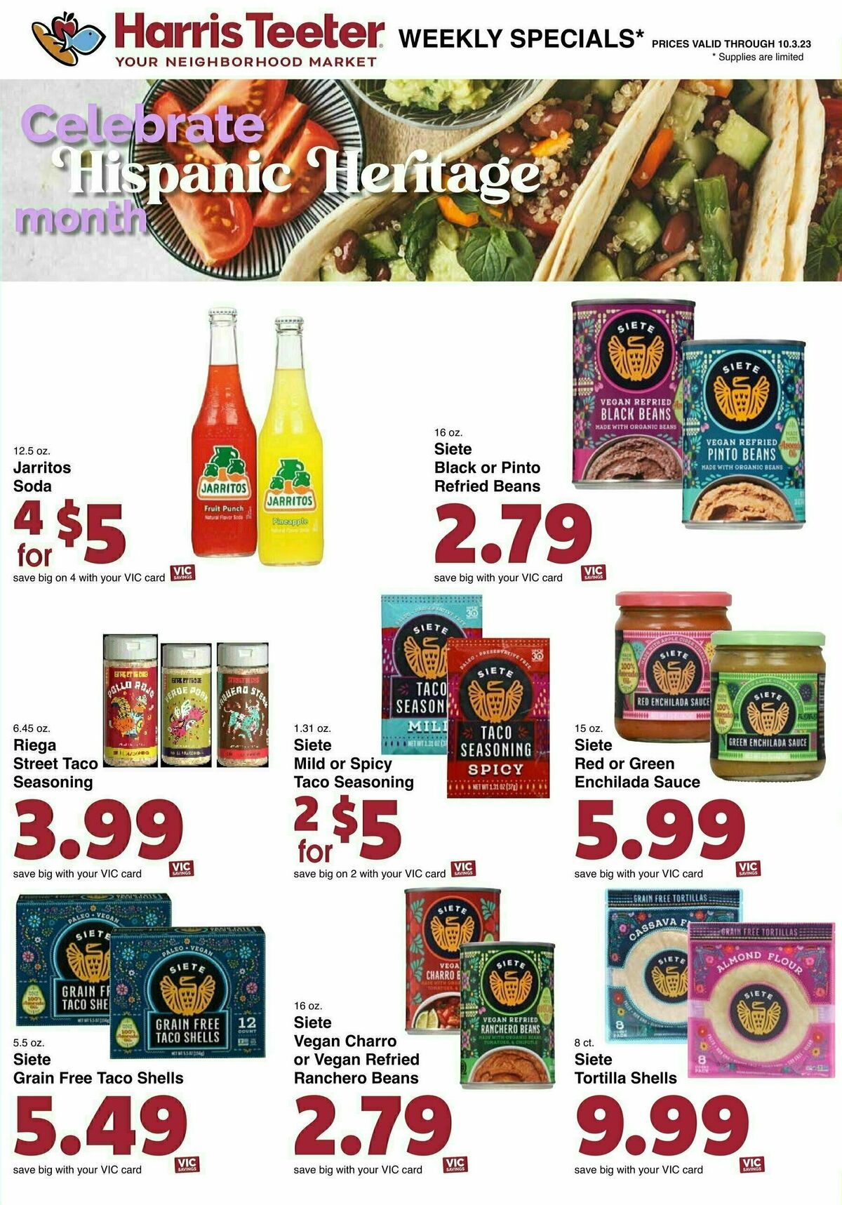 Harris Teeter Weekly Ad from September 27