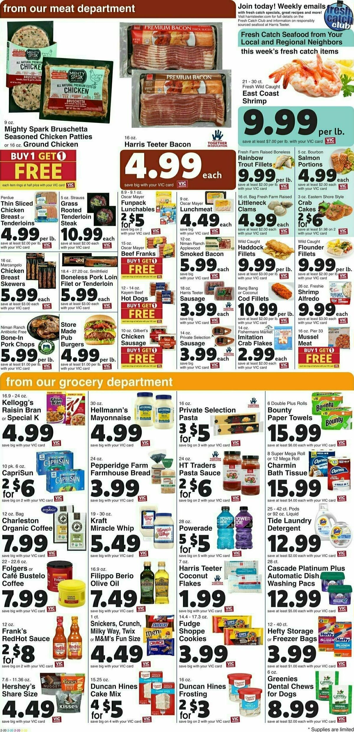 Harris Teeter Weekly Ad from September 27