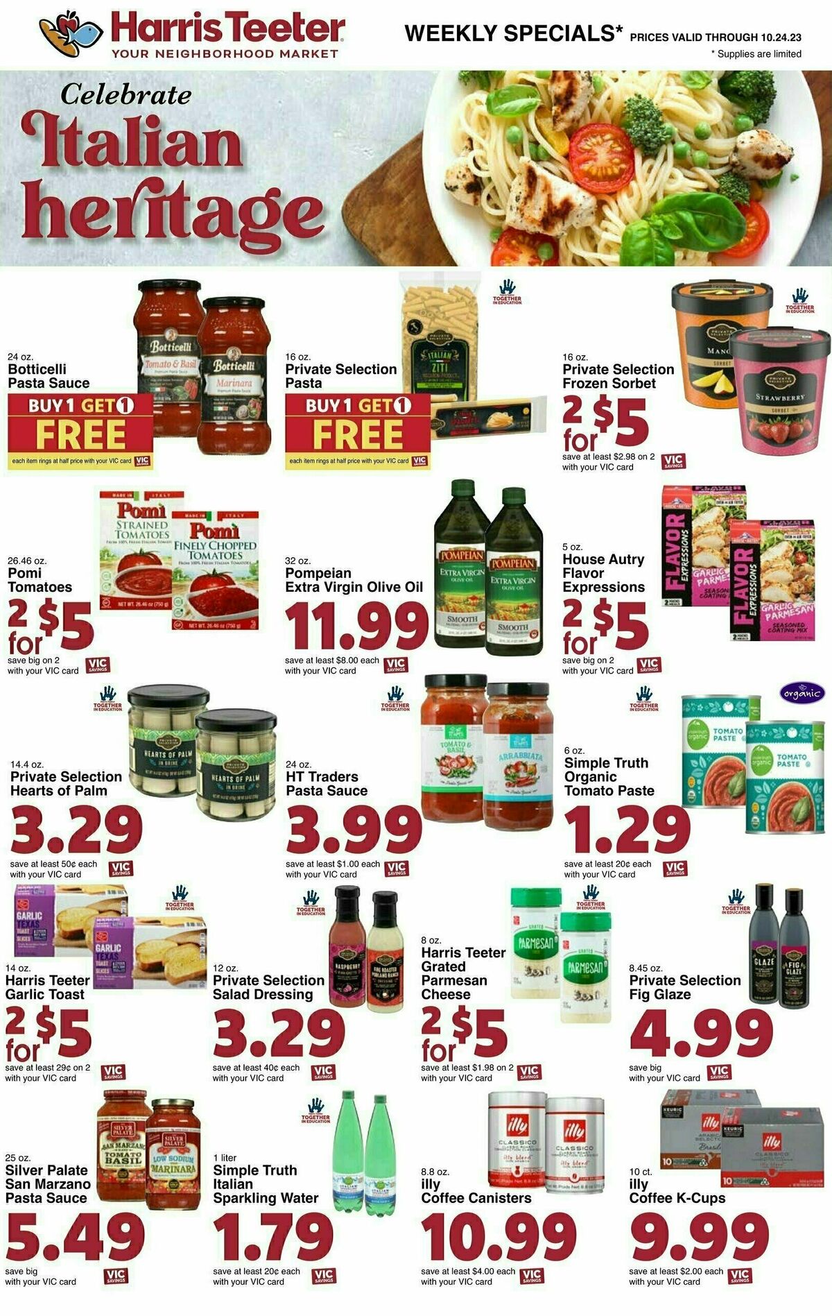 Harris Teeter Weekly Ad from October 18