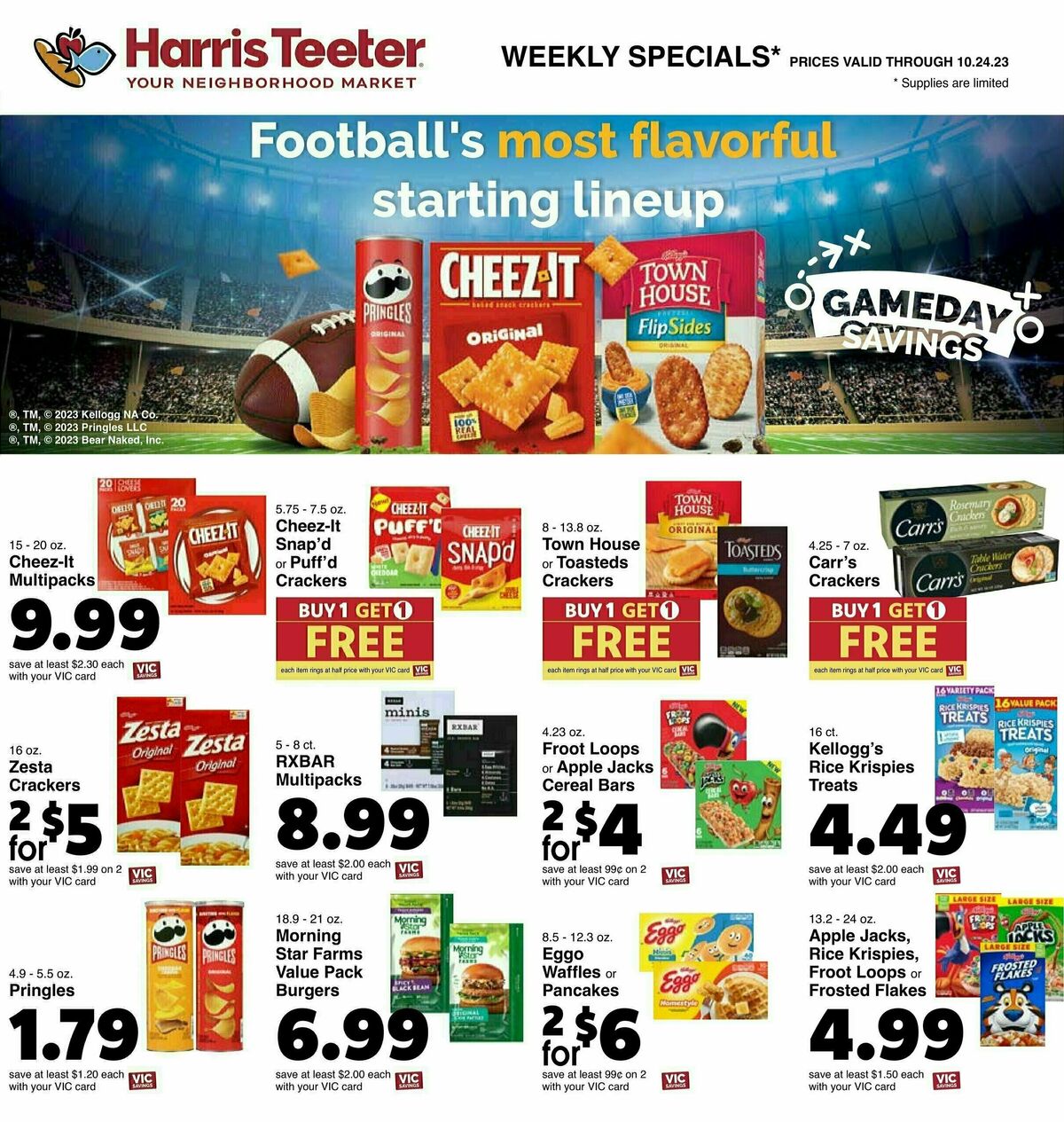 Harris Teeter Weekly Ad from October 18