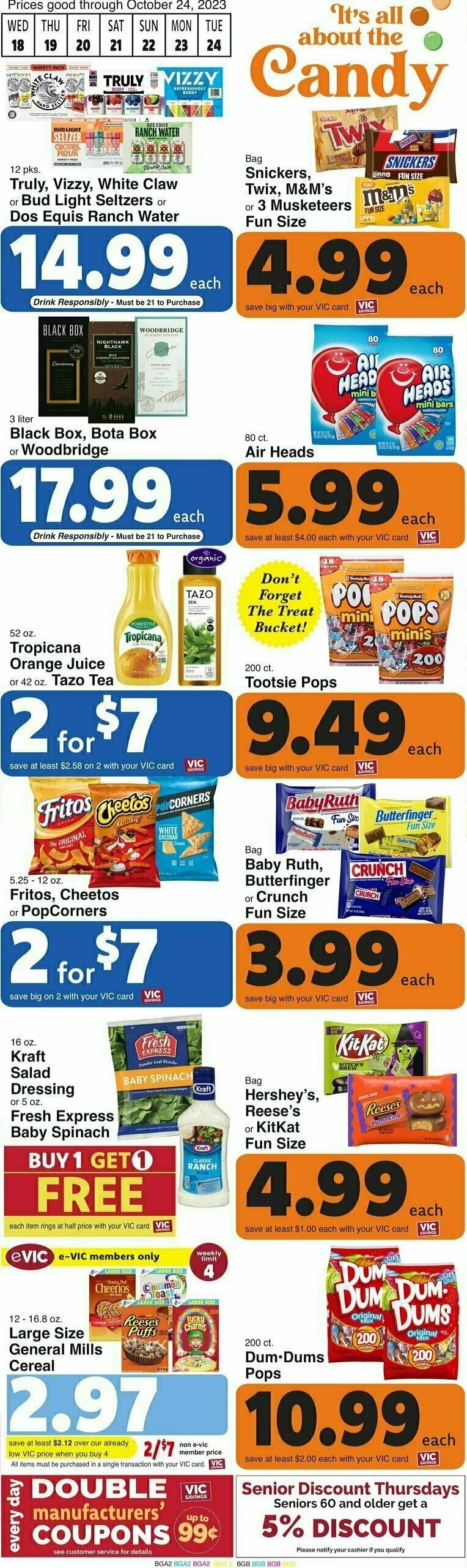 Harris Teeter Weekly Ad from October 18