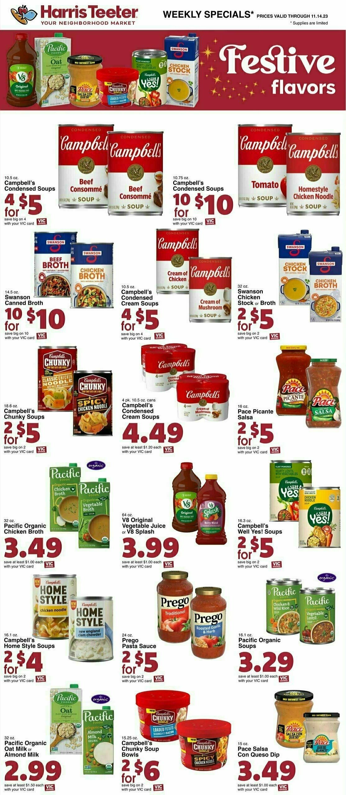 Harris Teeter Weekly Ad from November 8