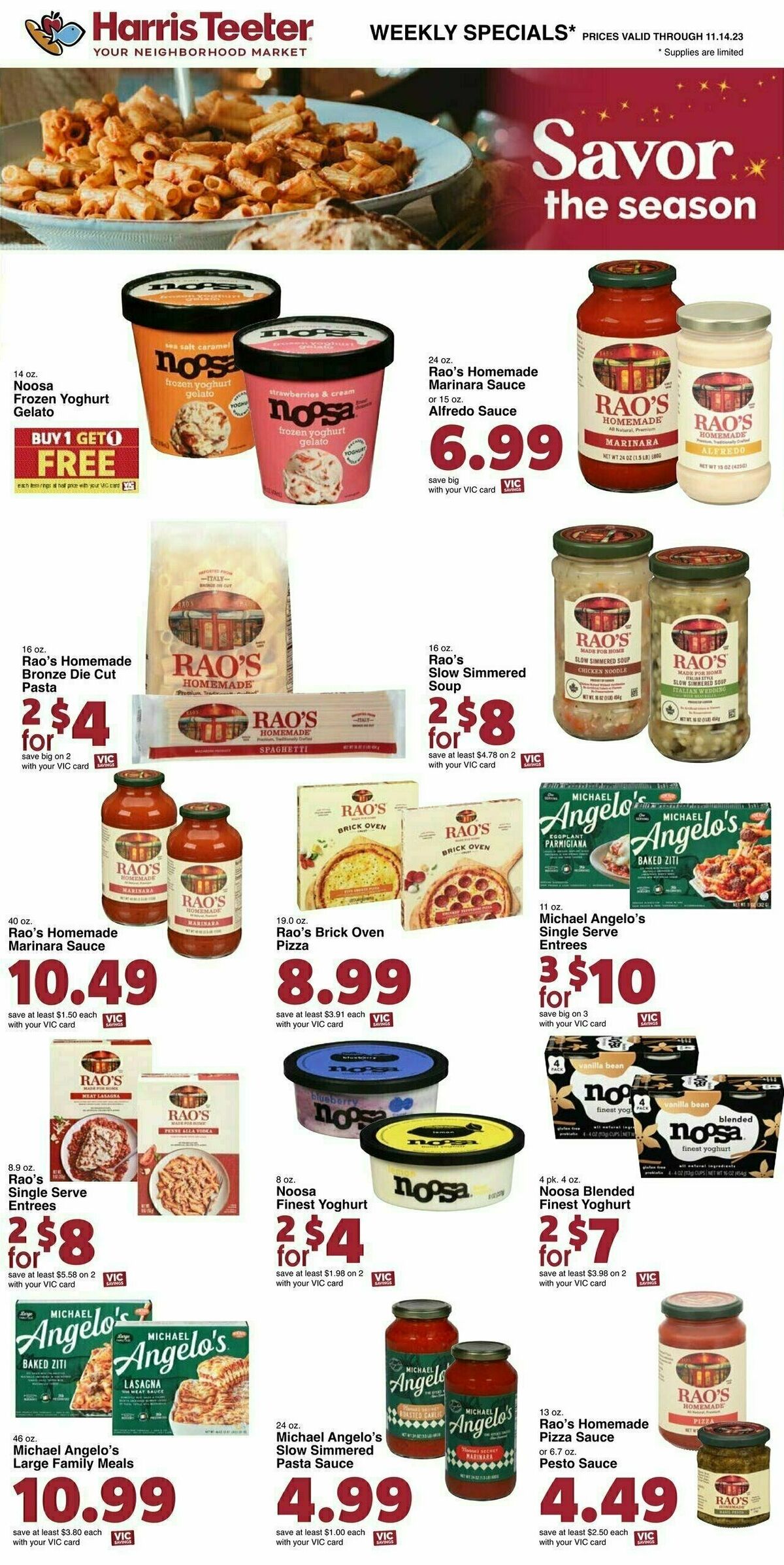 Harris Teeter Weekly Ad from November 8