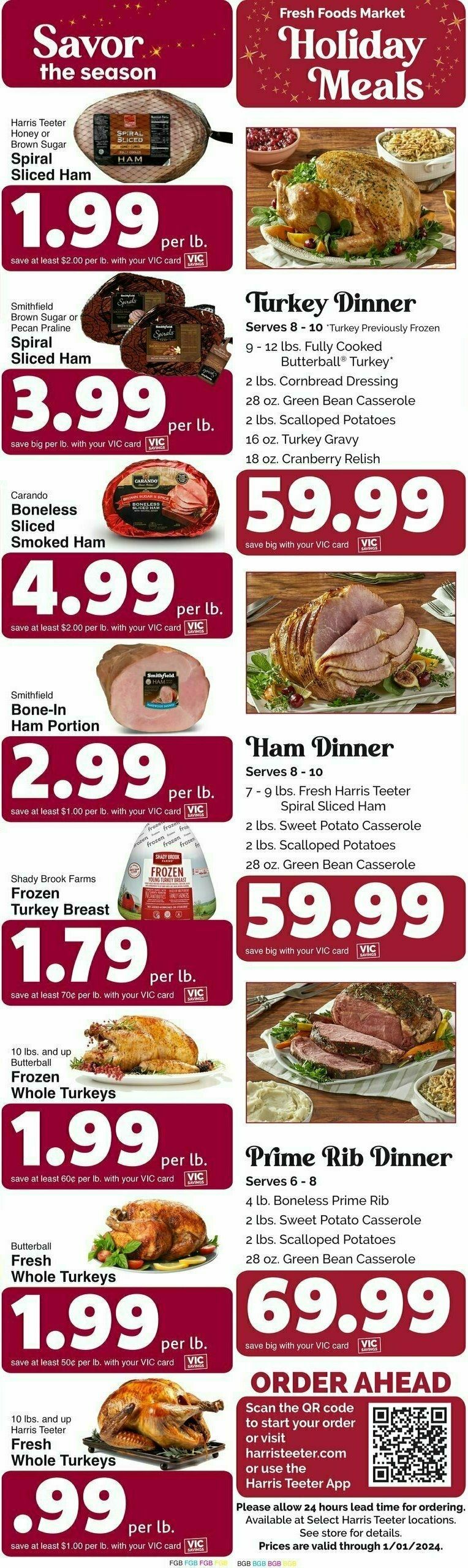 Harris Teeter Weekly Ad from November 8