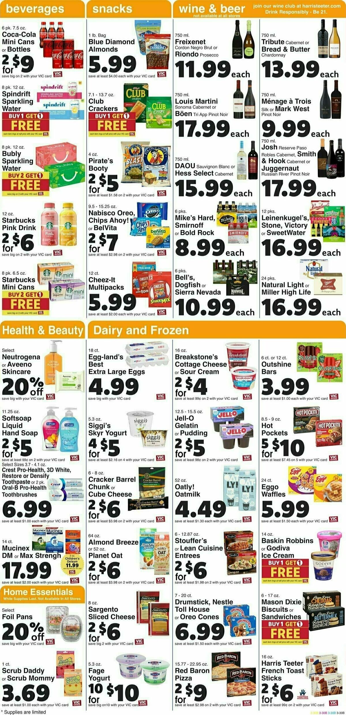 Harris Teeter Weekly Ad from November 8