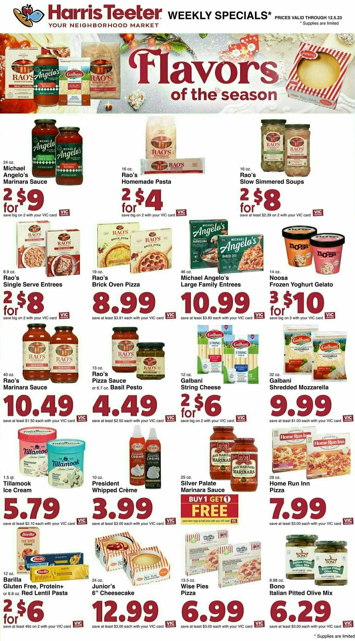 Harris Teeter Weekly Ad from November 29