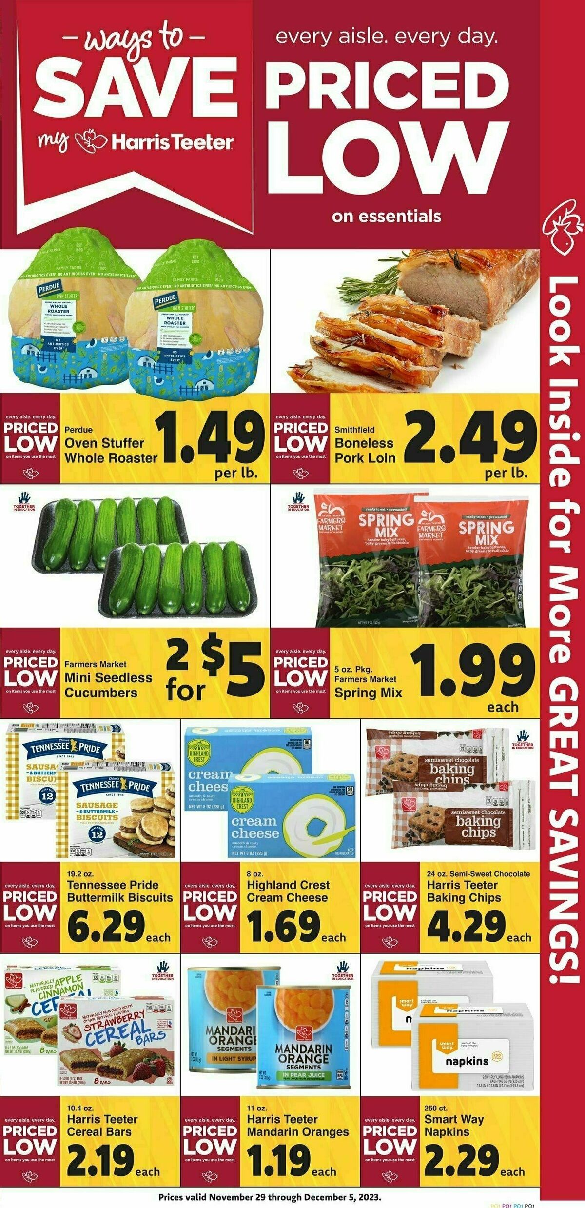 Harris Teeter Weekly Ad from November 29