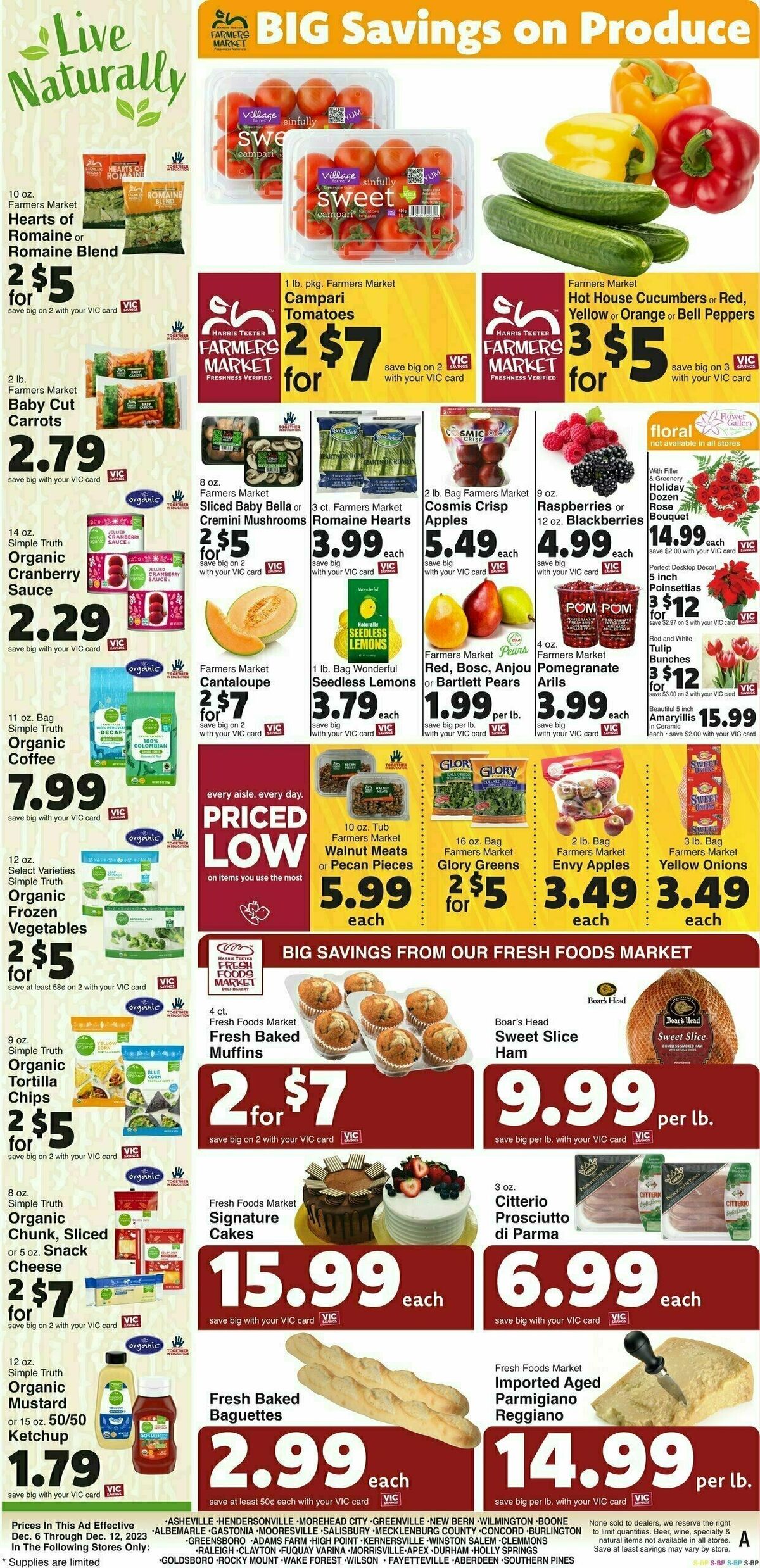 Harris Teeter Weekly Ad from December 6