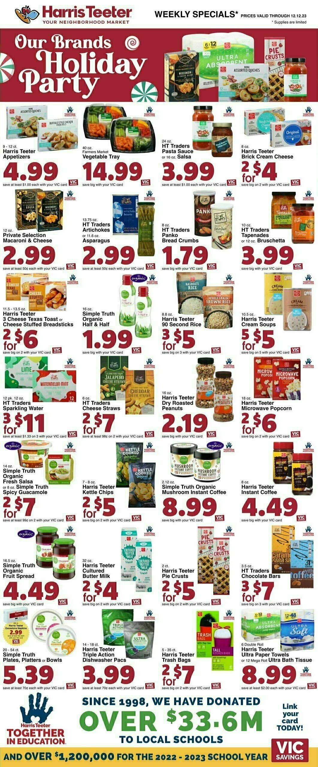 Harris Teeter Weekly Ad from December 6