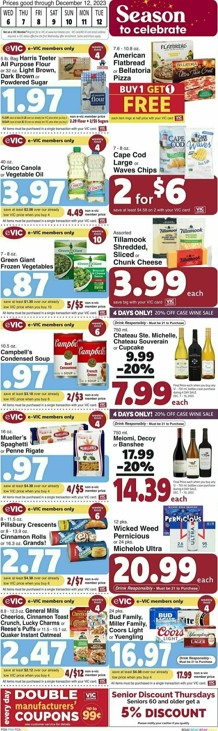 Harris Teeter Weekly Ad from December 6