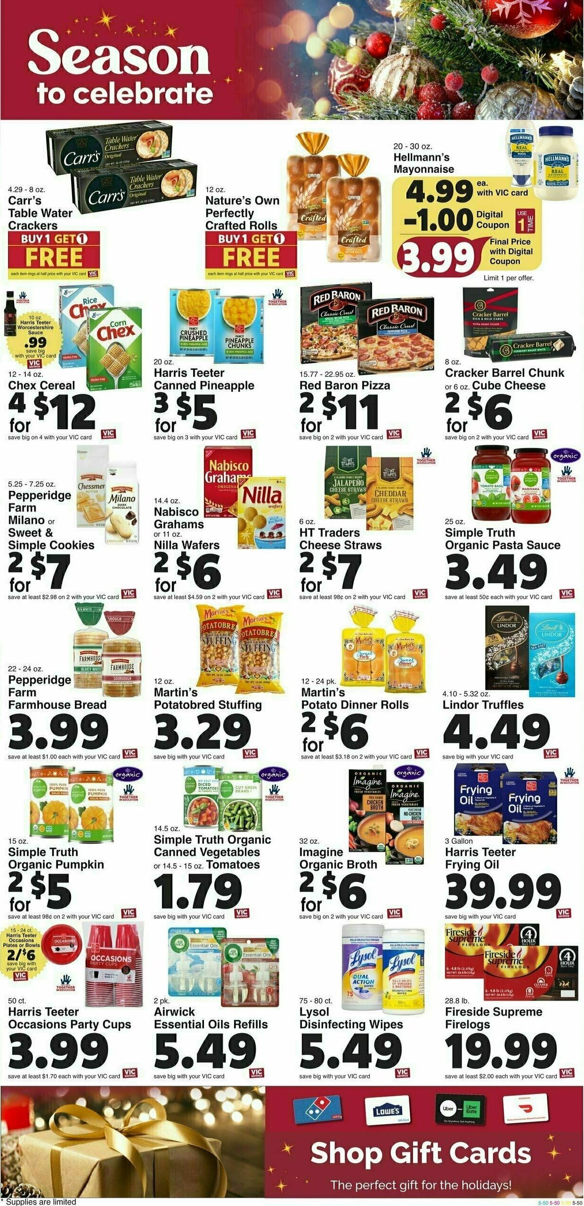 Harris Teeter Weekly Ad from December 20