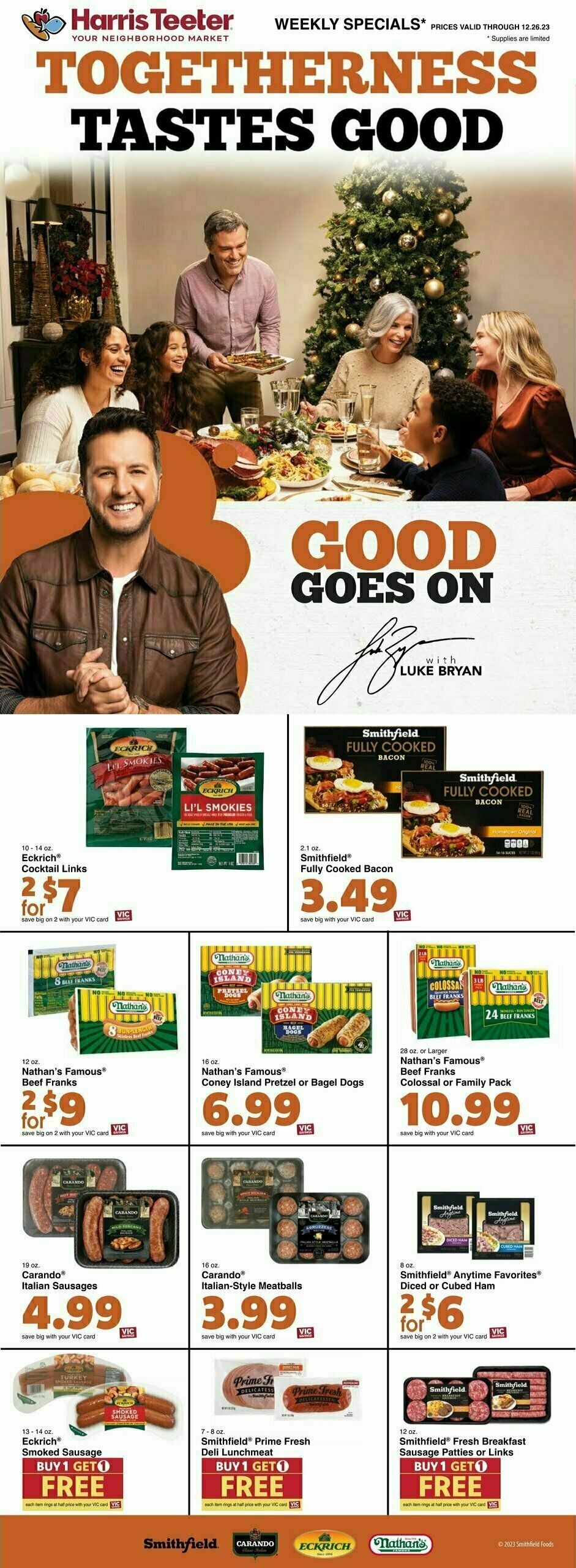 Harris Teeter Weekly Ad from December 20