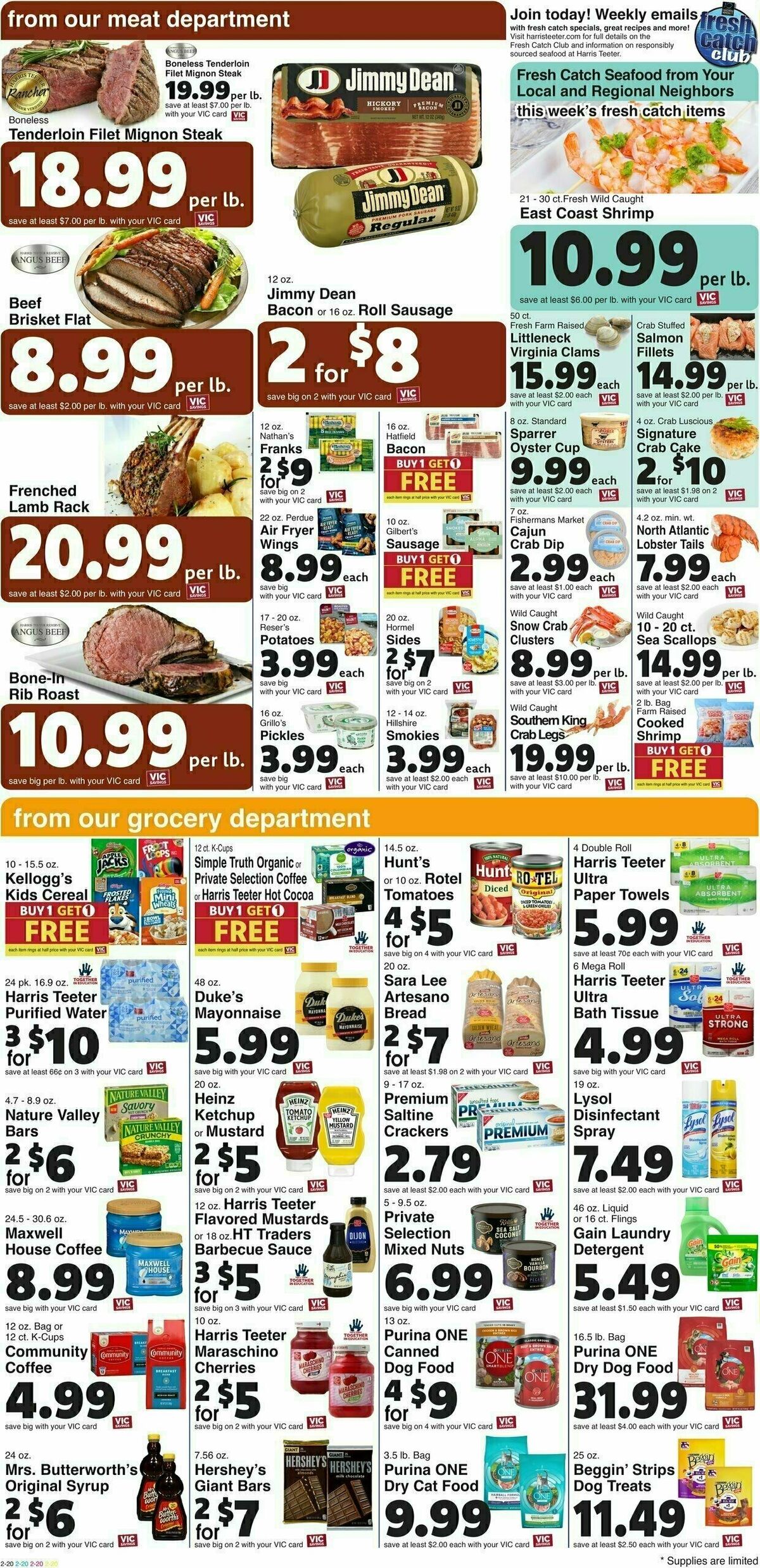 Harris Teeter Weekly Ad from December 20