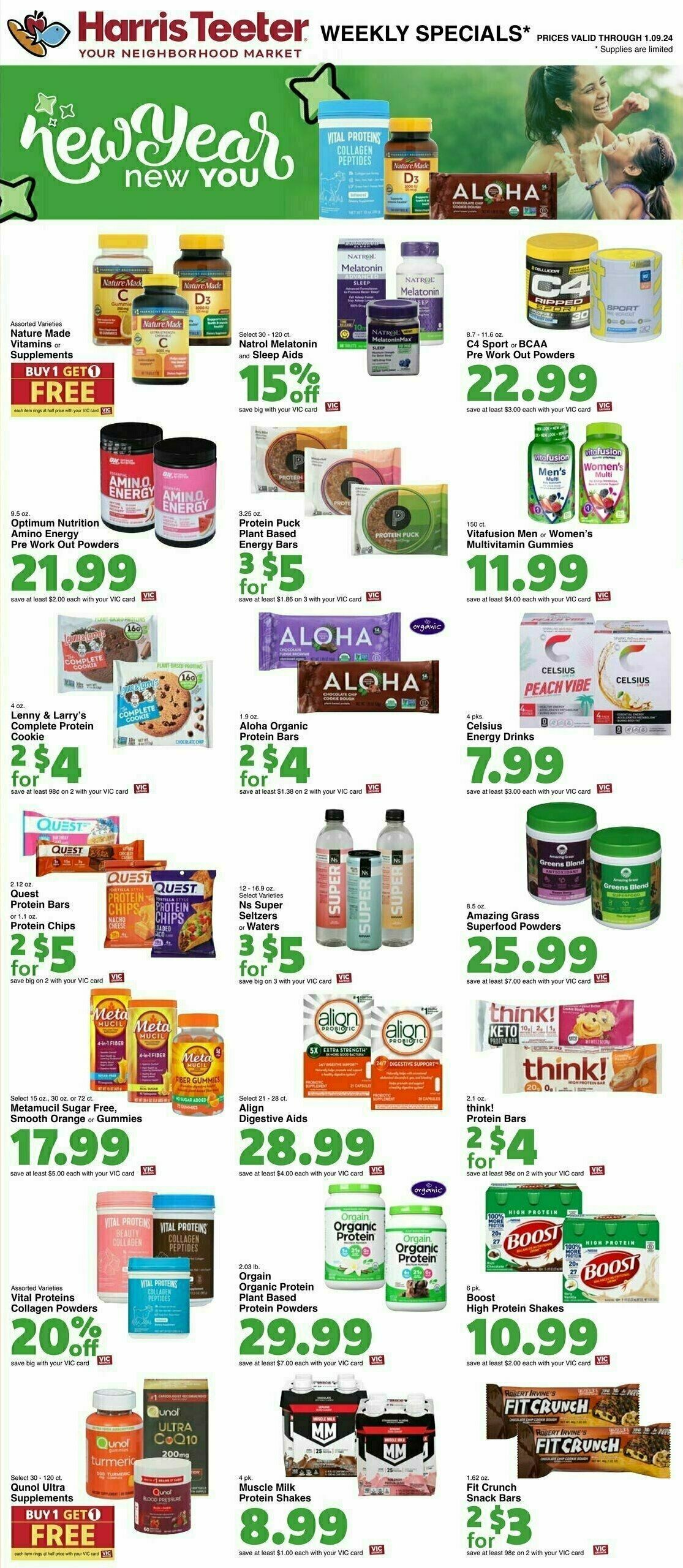 Harris Teeter Weekly Ad from January 3