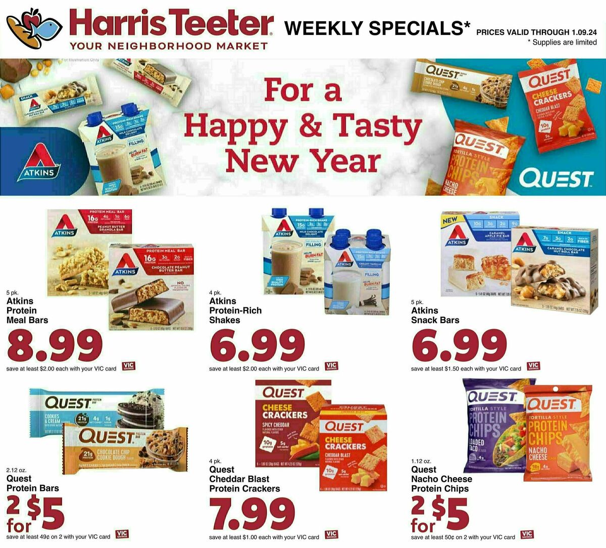 Harris Teeter Weekly Ad from January 3