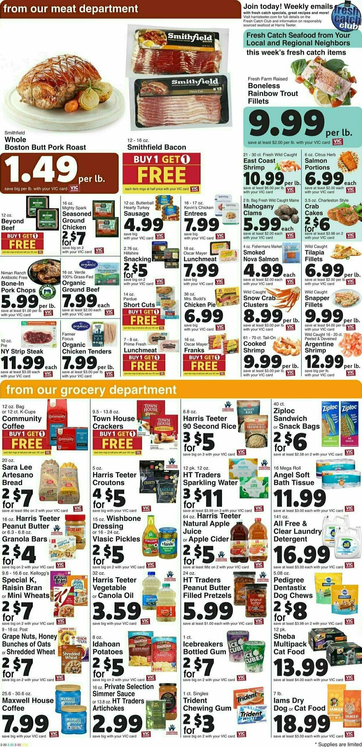 Harris Teeter Weekly Ad from January 3