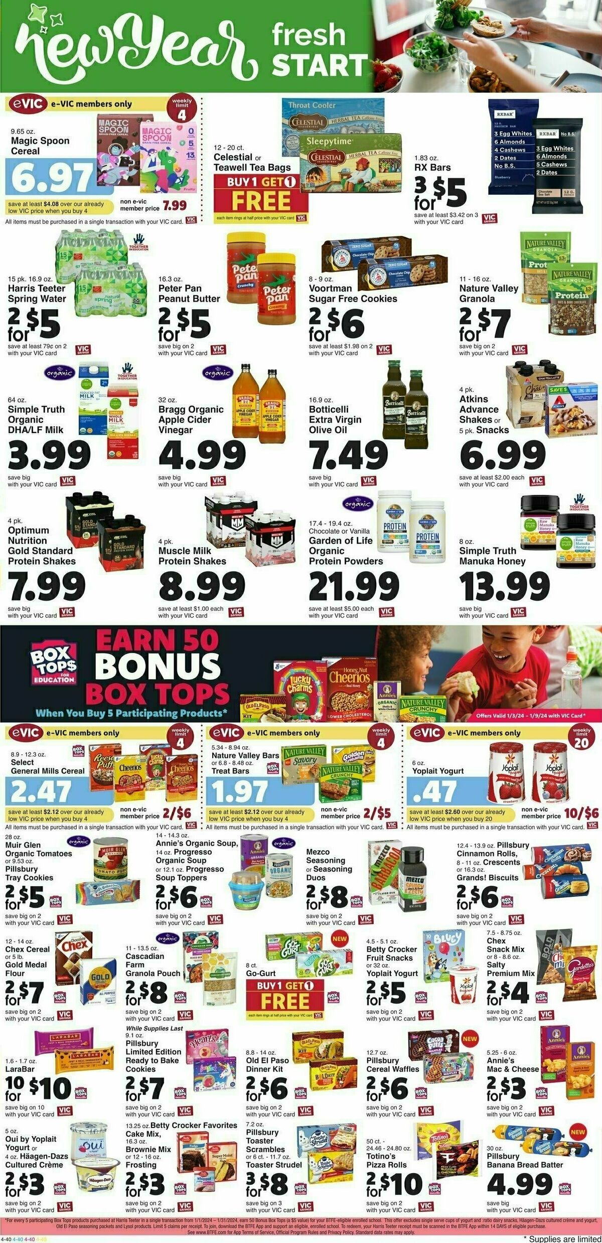 Harris Teeter Weekly Ad from January 3