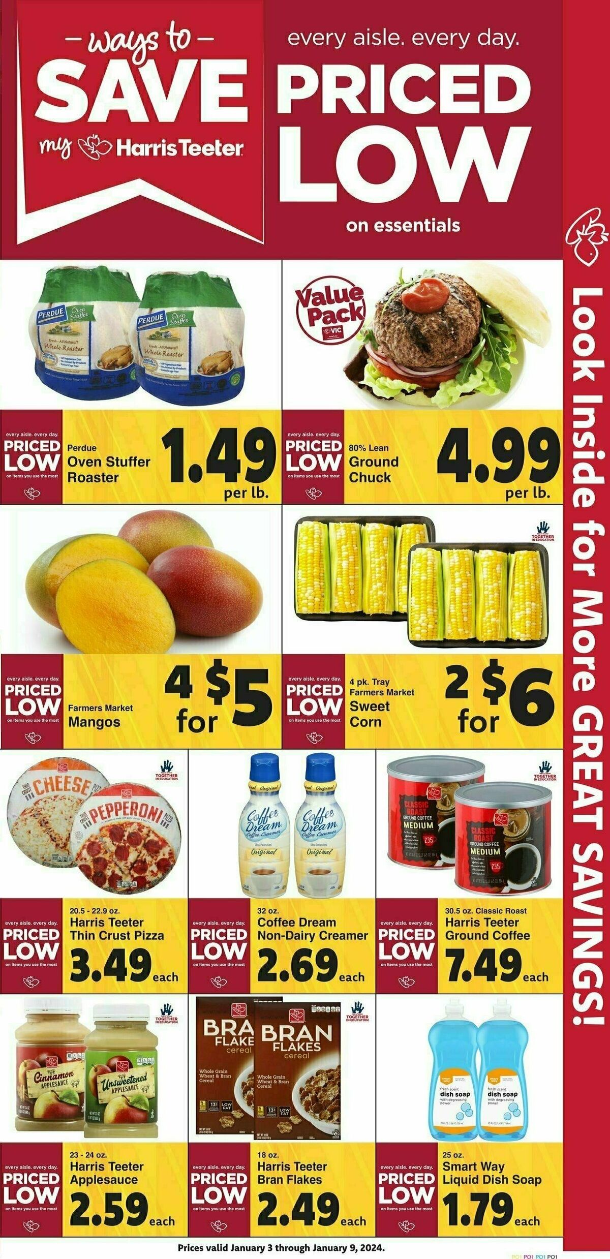 Harris Teeter Weekly Ad from January 3