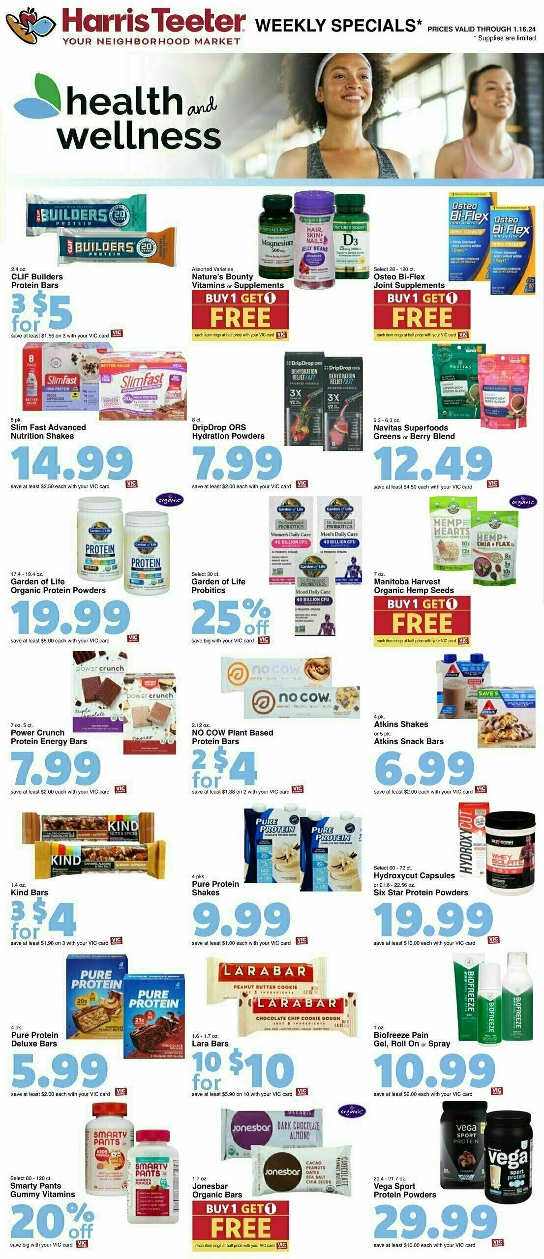 Harris Teeter Weekly Ad from January 10