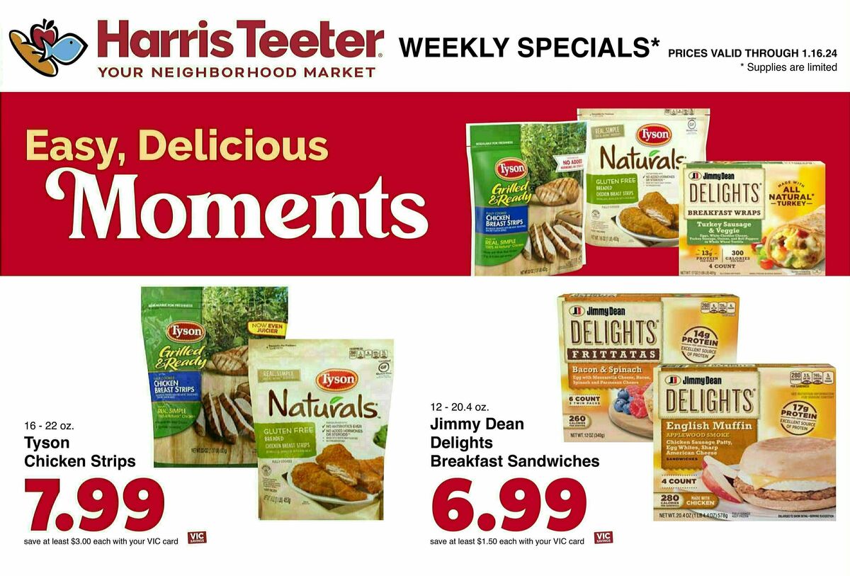 Harris Teeter Weekly Ad from January 10